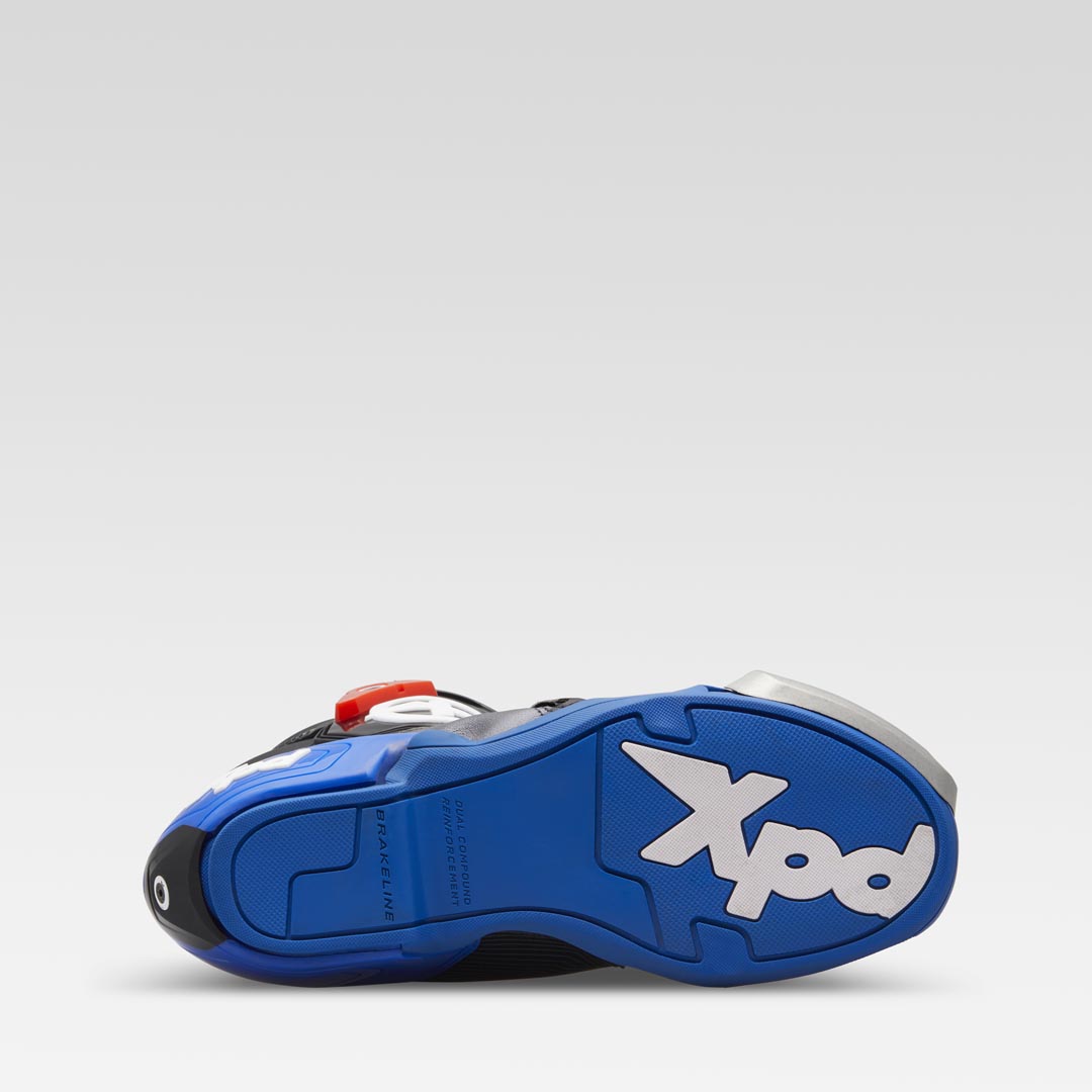 Stivali da moto XPD XP9-S Racing e Strada | Uomo | Nero/Blu 