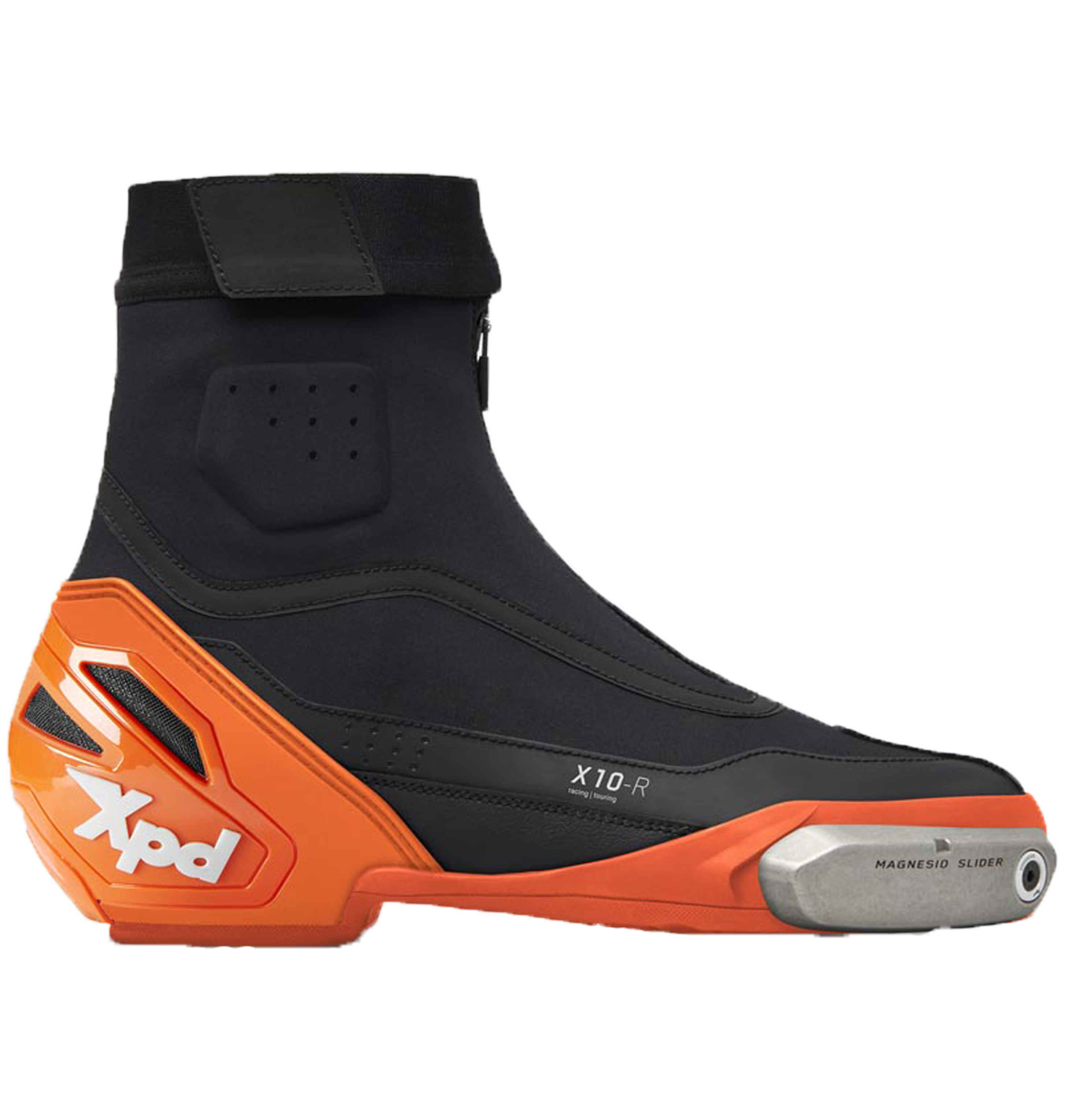 Stivali da moto XPD X10-R Racing e Strada | Uomo | Nero/Arancio 