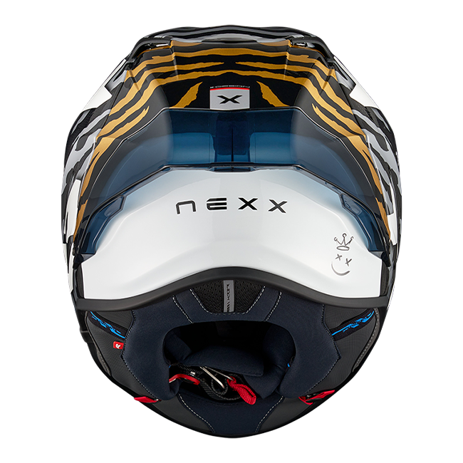 Nexx X.R3R Casco Ziger Carbon Grigio Oro 01XR323513378 
