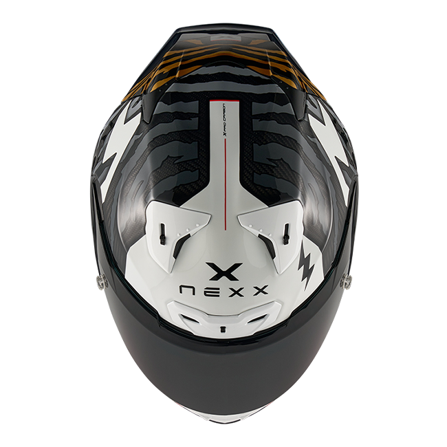 Nexx X.R3R Casco Ziger Carbon Grigio Oro 01XR323513378 