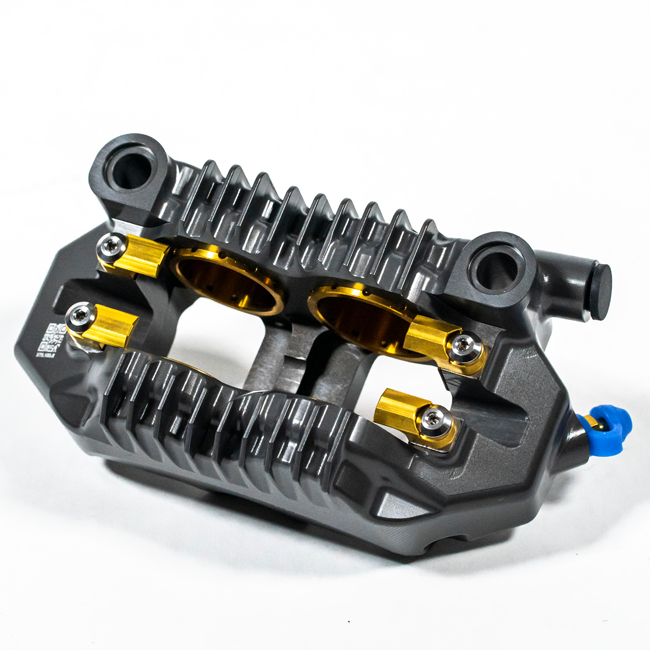 TASLOS X75 SBK Racing Monoblock P4 32/36 100mm pinze freno anteriori a destra | X75.100.hd.r