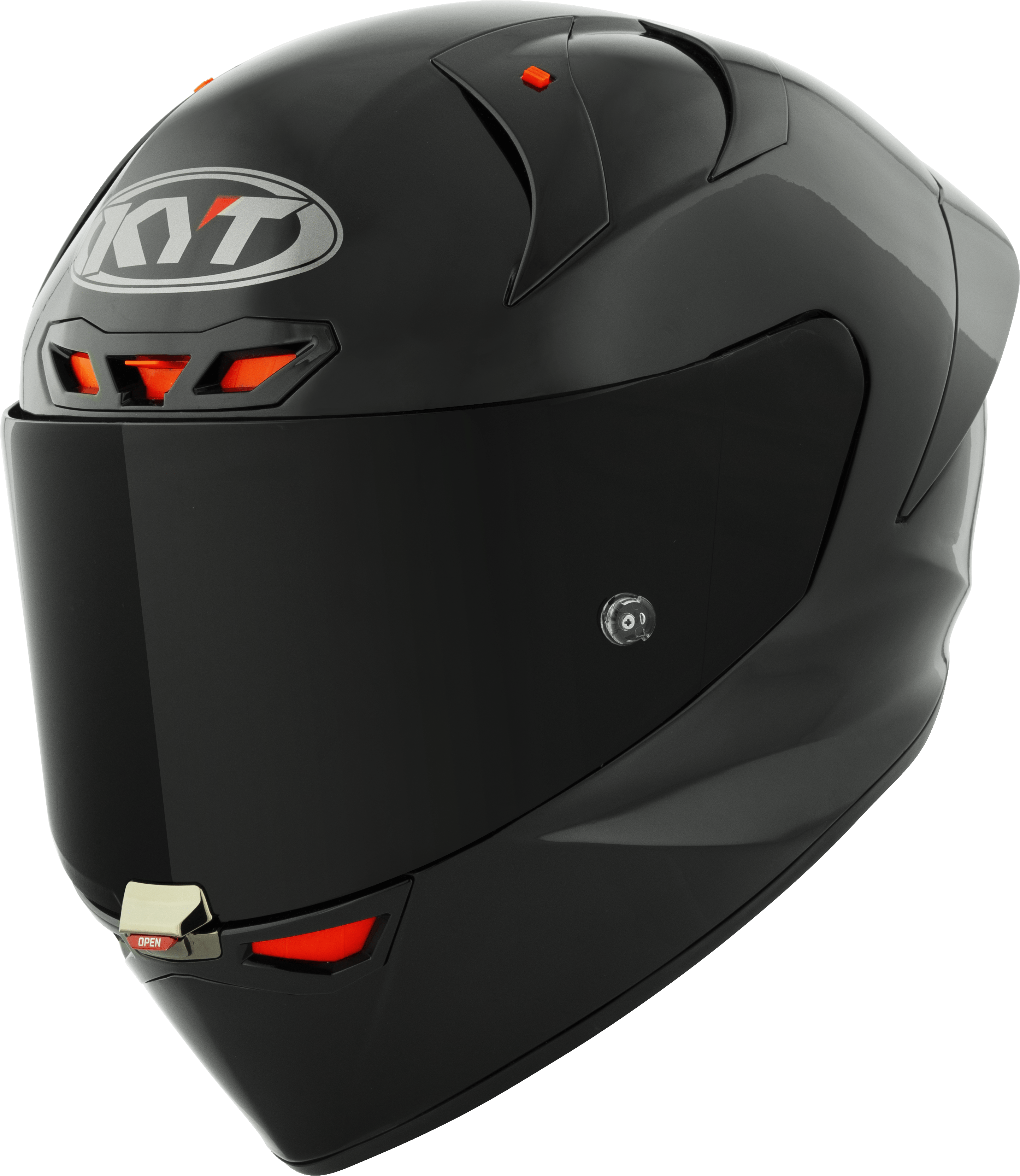 KYT KX-1 Race GP Casco Puro Nero Y6KX00W6 