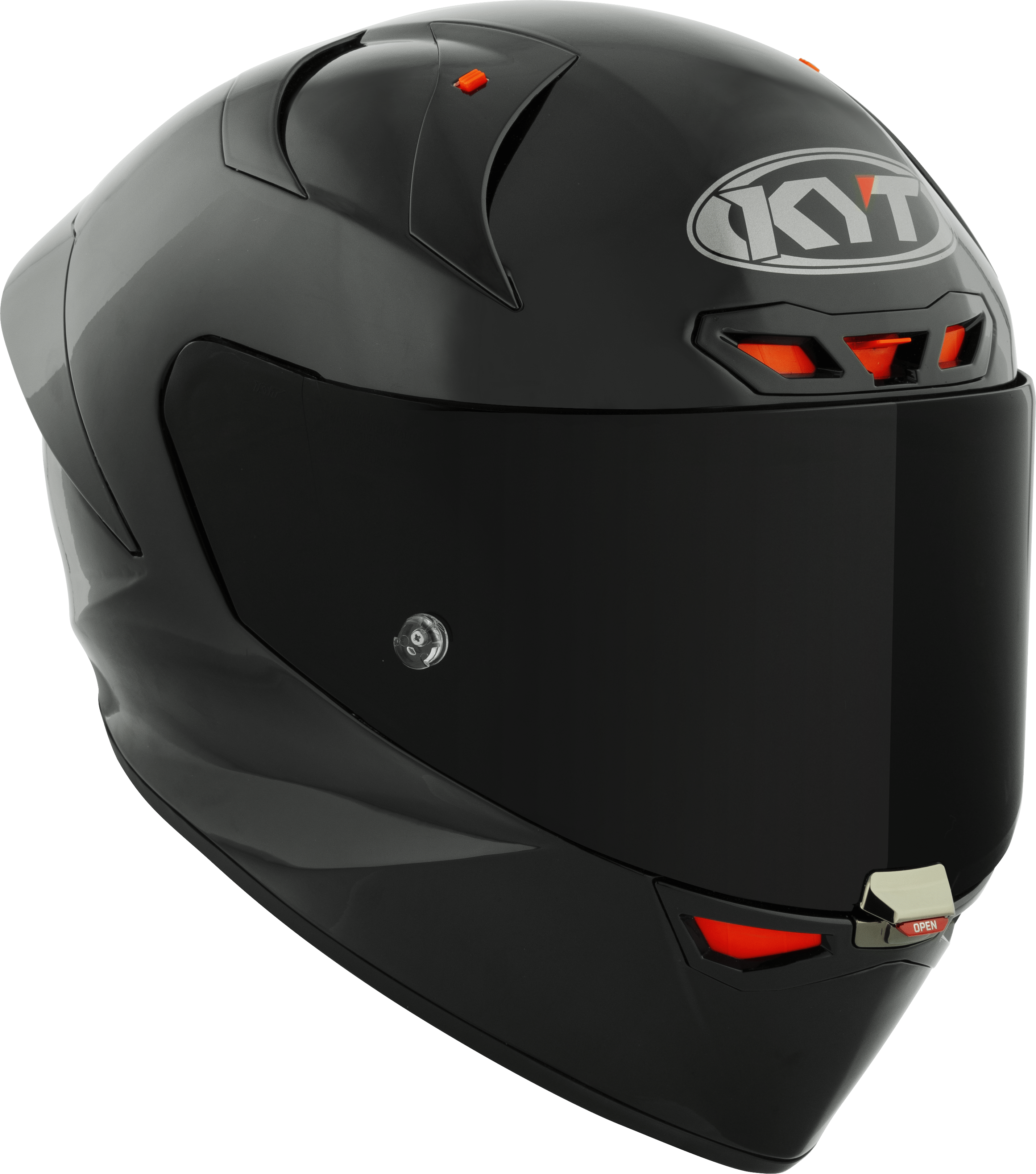 KYT KX-1 Race GP Casco Puro Nero Y6KX00W6 