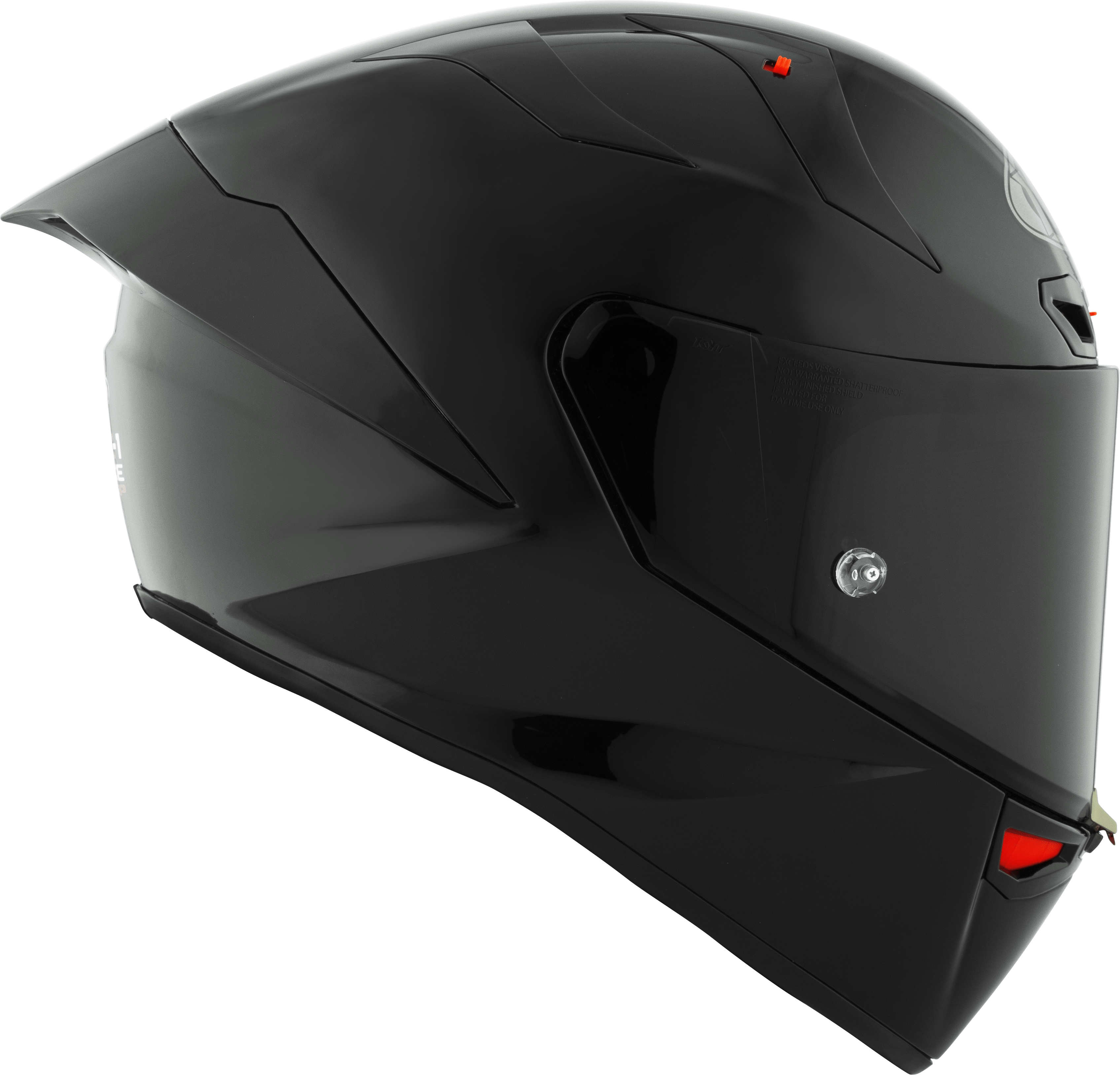 KYT KX-1 Race GP Casco Puro Nero Y6KX00W6 