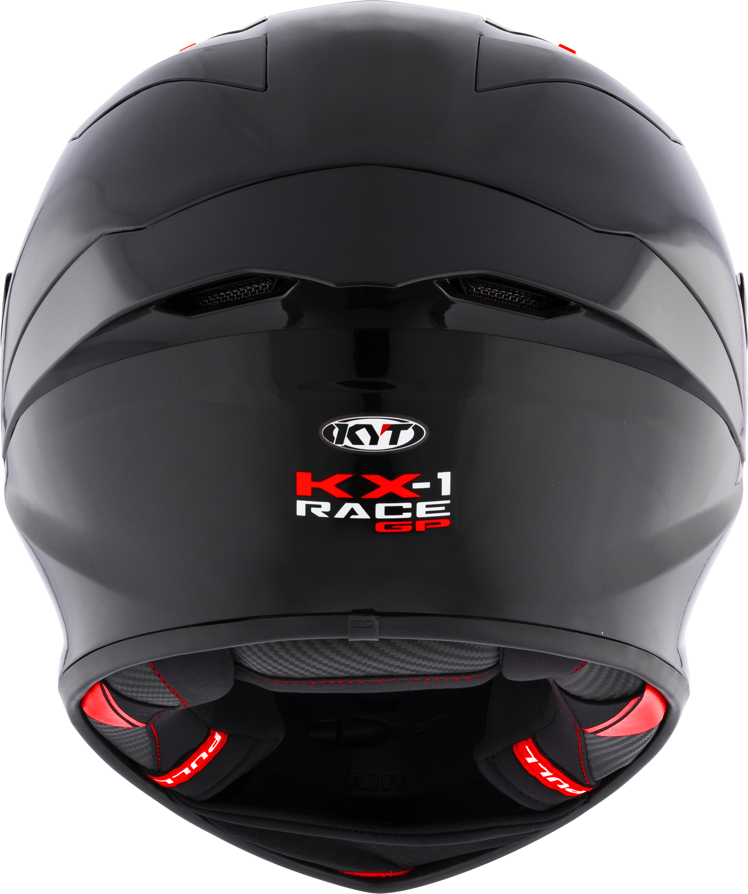 KYT KX-1 Race GP Casco Puro Nero Y6KX00W6 