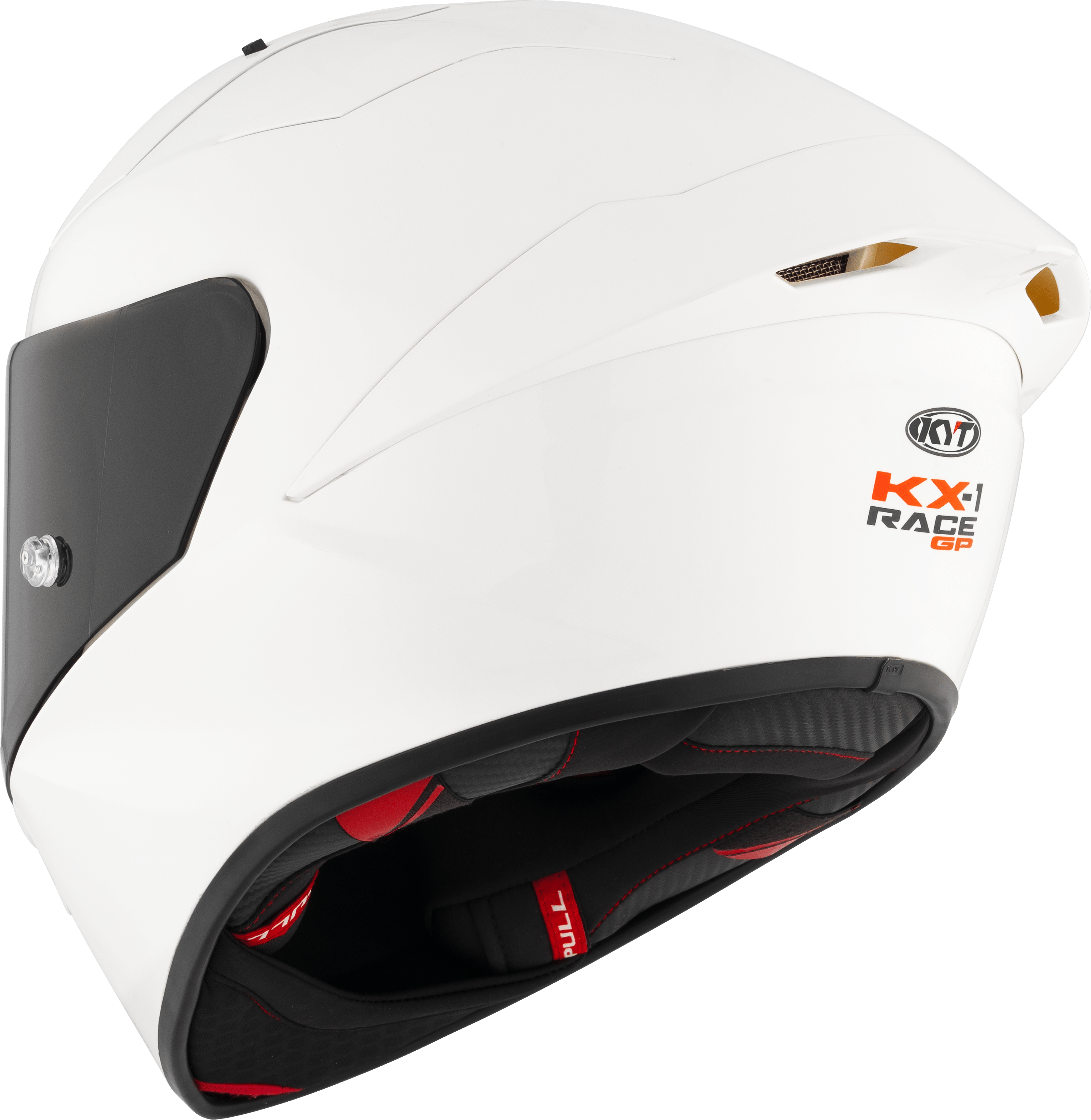 KYT KX-1 Race GP Casco Pieno Bianco Y6KXX0W3 