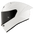 KYT KX-1 Race GP Casco Pieno Bianco Y6KXX0W3 