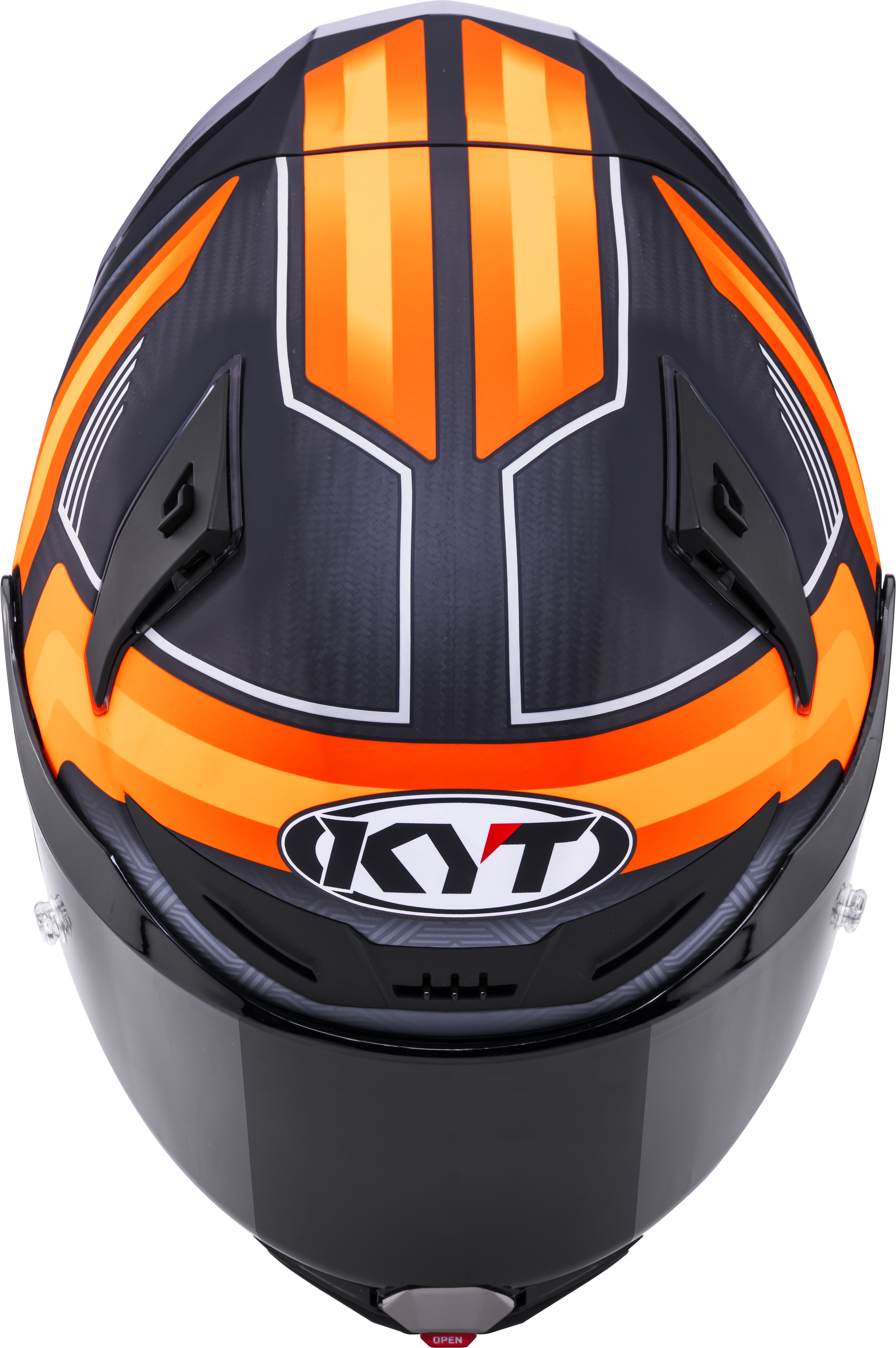 KYT R1R Casco da Corsa Carbonio Accelerator Matt Arancione Y6R10001 