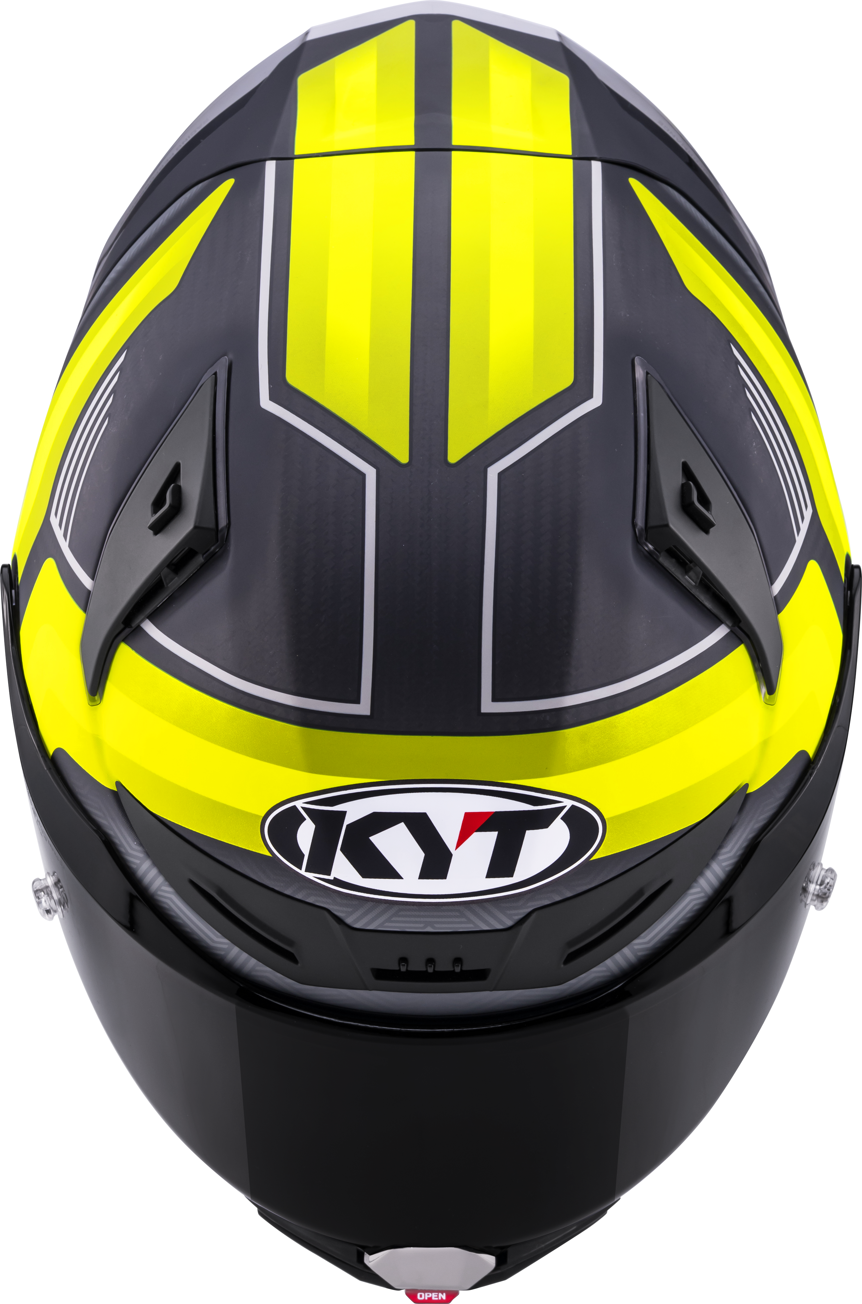 KYT R1R Casco Racing Carbon Accelerator Giallo Y6R10010 