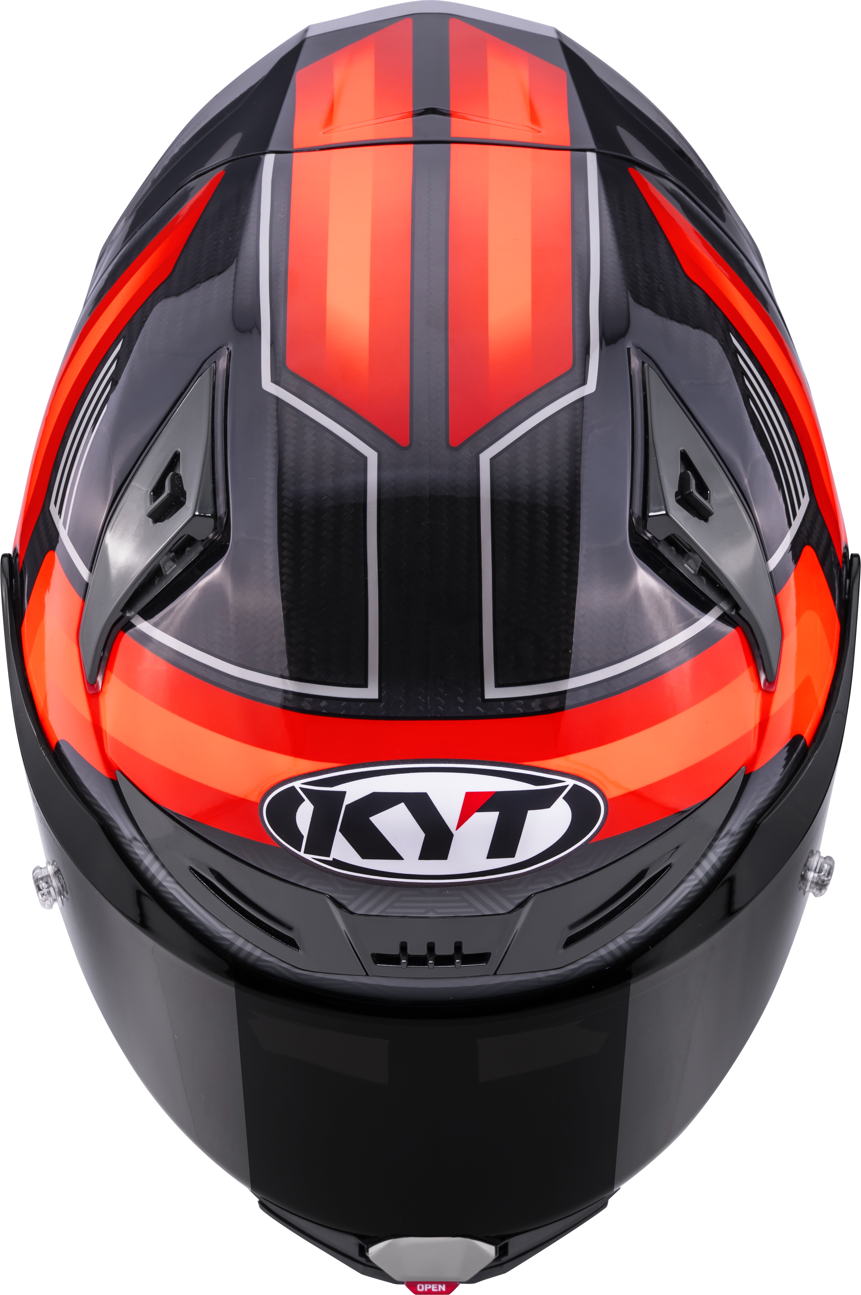 KYT R1R Casco Racing Carbon Accelerator Rosso Y6R10003 