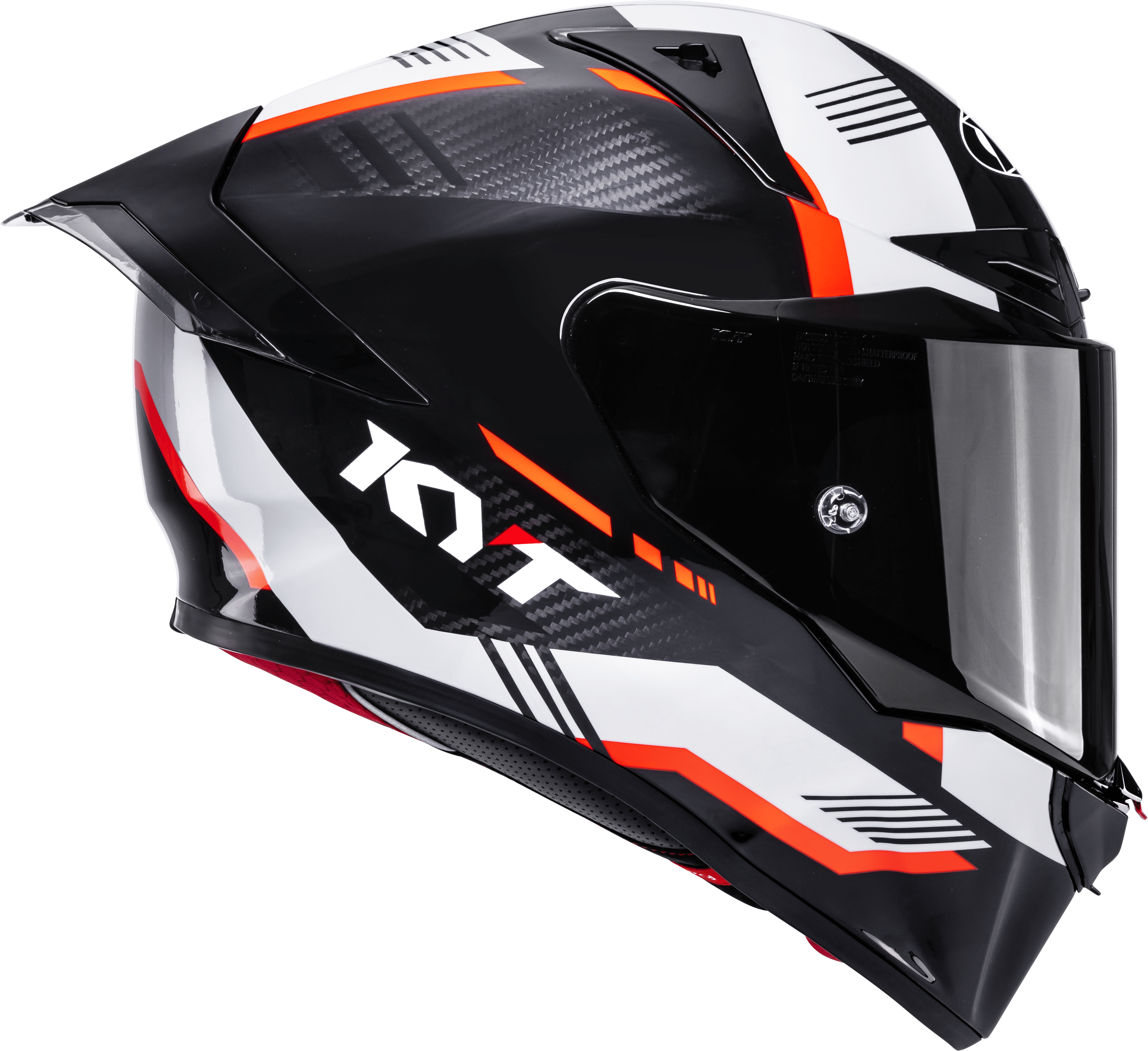 KYT R1R Casco Racing Carbon Zone Arancio Y6R10008 