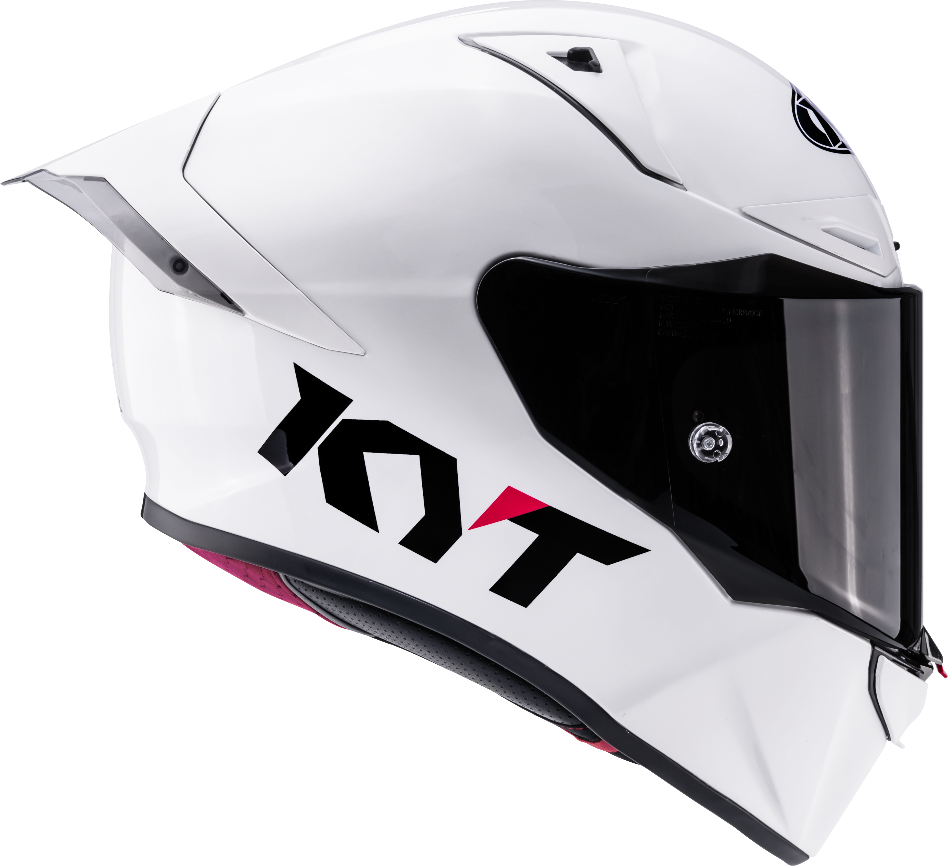 KYT R1R Casco da corsa Plain bianco lucido Y6R100W3 