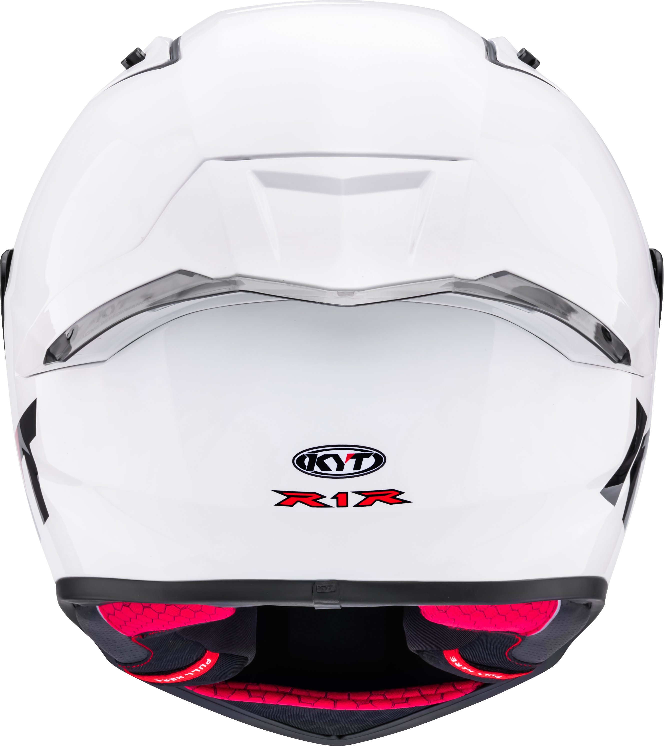 KYT R1R Casco da corsa Plain bianco lucido Y6R100W3 