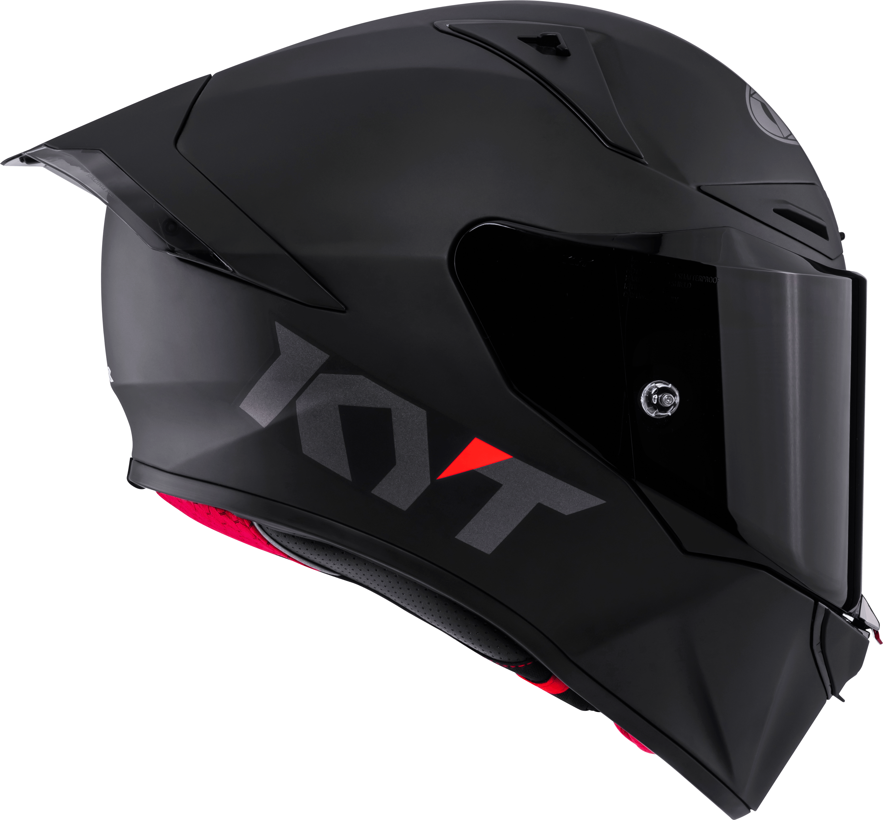 Casco da corsa KYT R1R Plain nero opaco Y6R100X6 