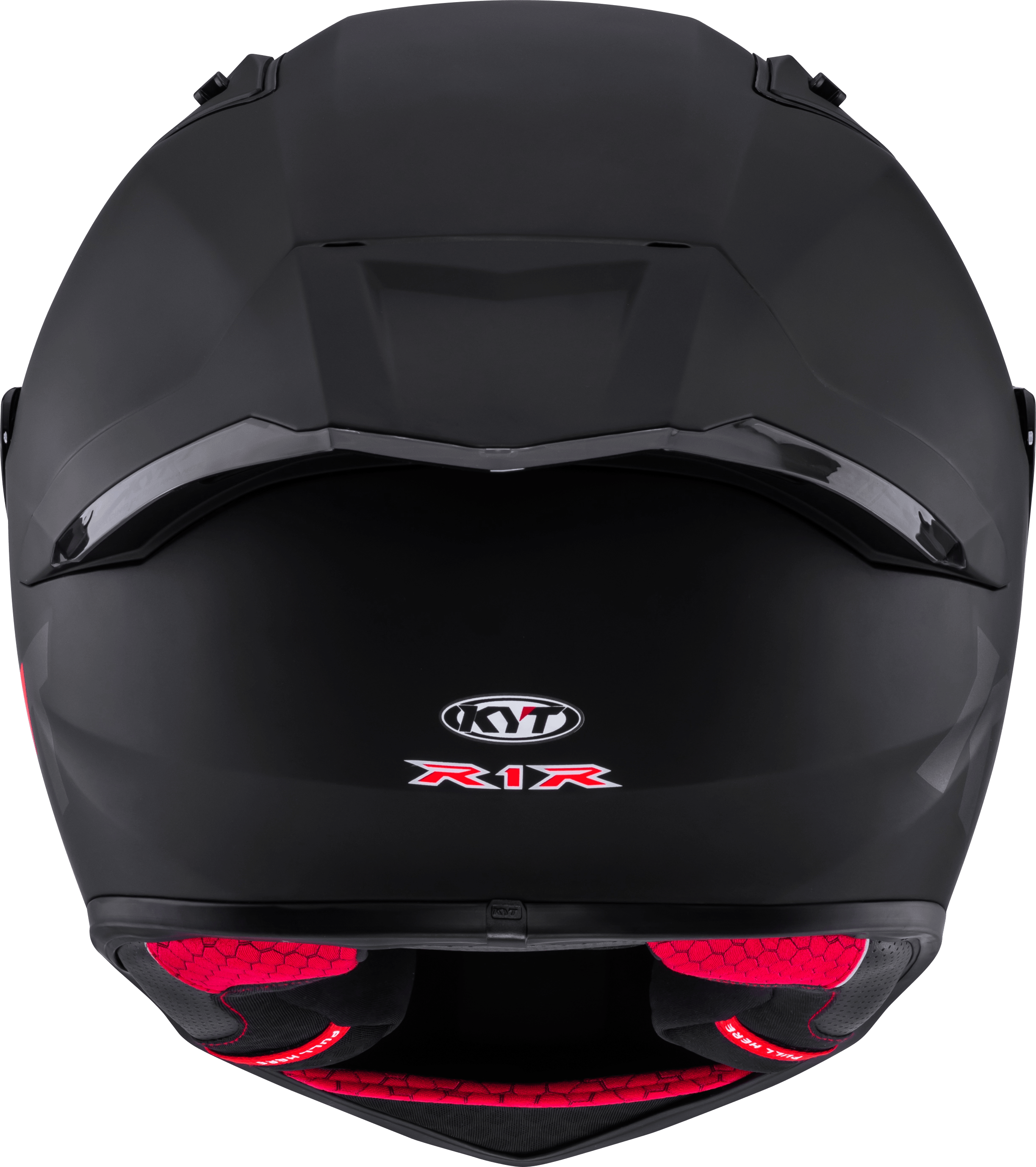 Casco da corsa KYT R1R Plain nero opaco Y6R100X6 