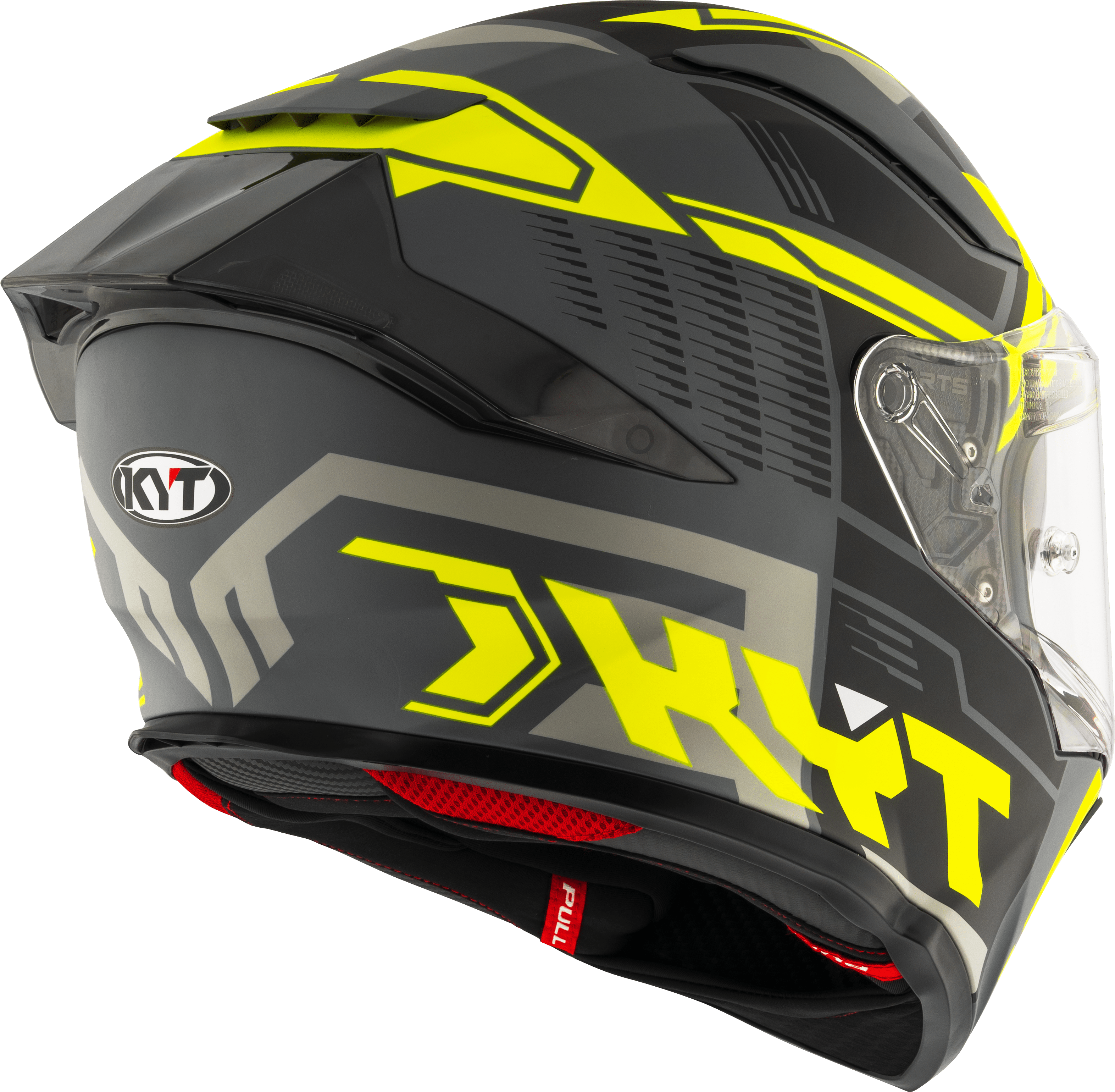 KYT R2R Casco Octane Matt Giallo Y6R20015 