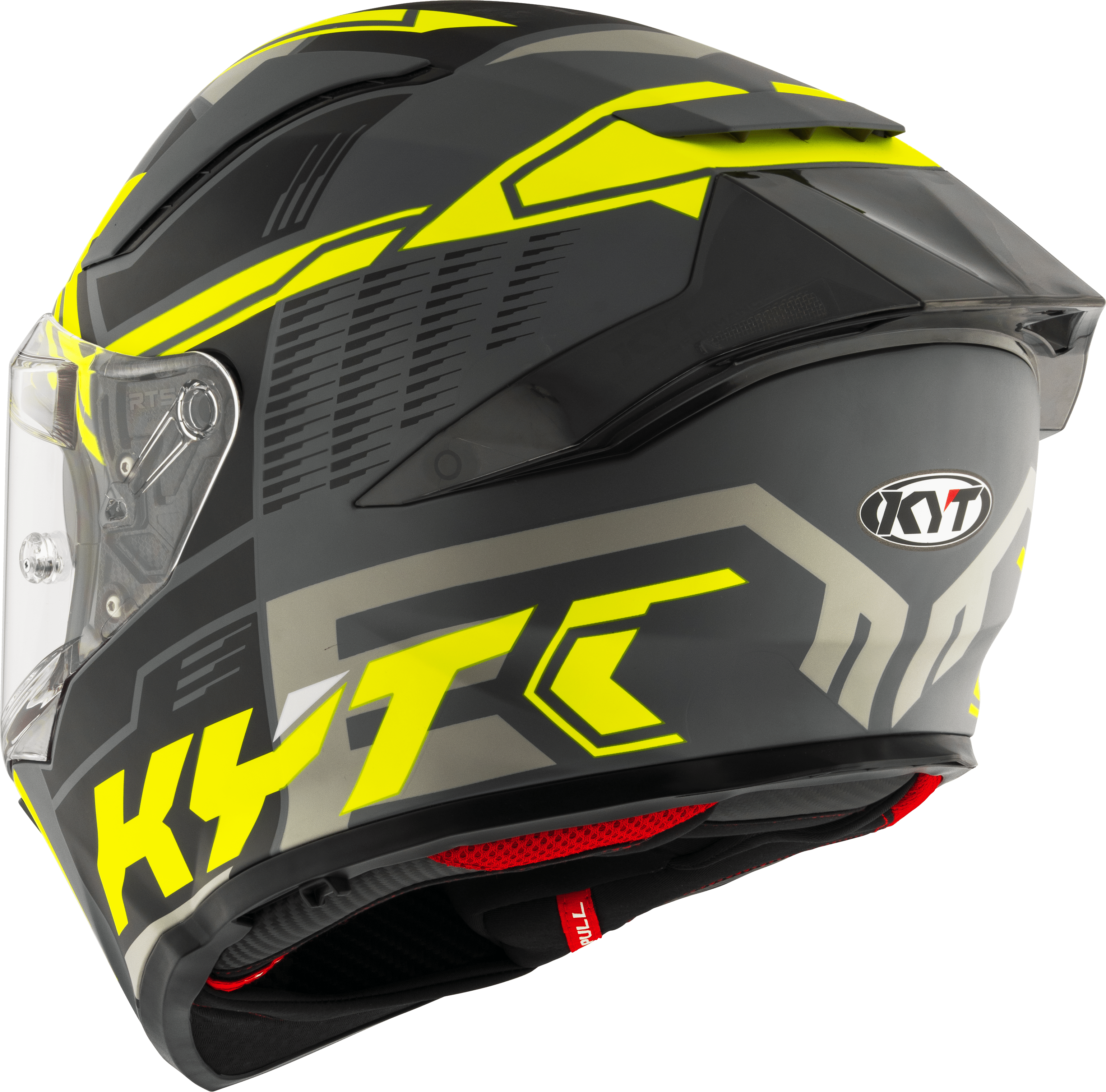 KYT R2R Casco Octane Matt Giallo Y6R20015 