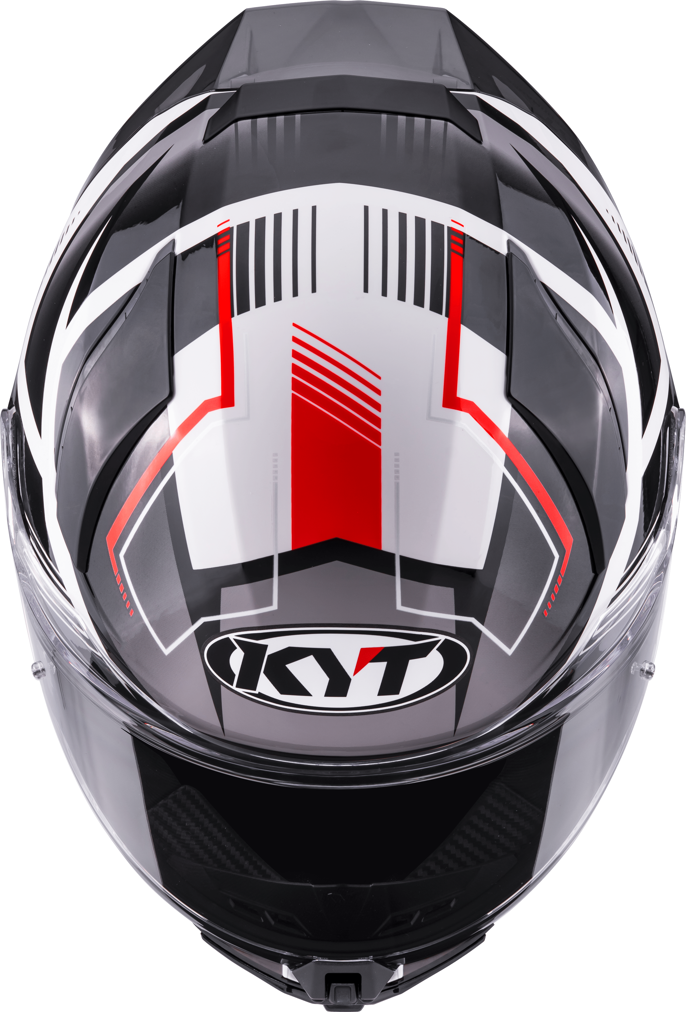 Casco KYT R2R Parsec Bianco/Rosso Y6R20022 
