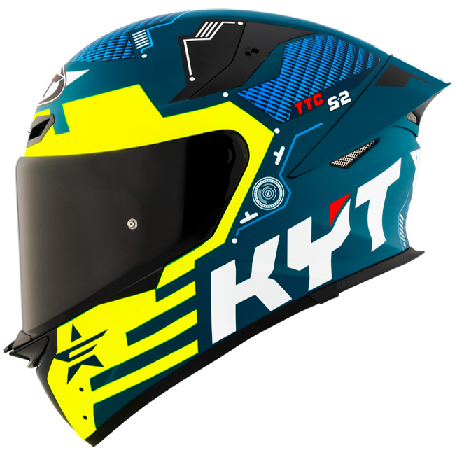 Kyt TT-Revo Helm Fuselage Giallo Matt Y6TR0021