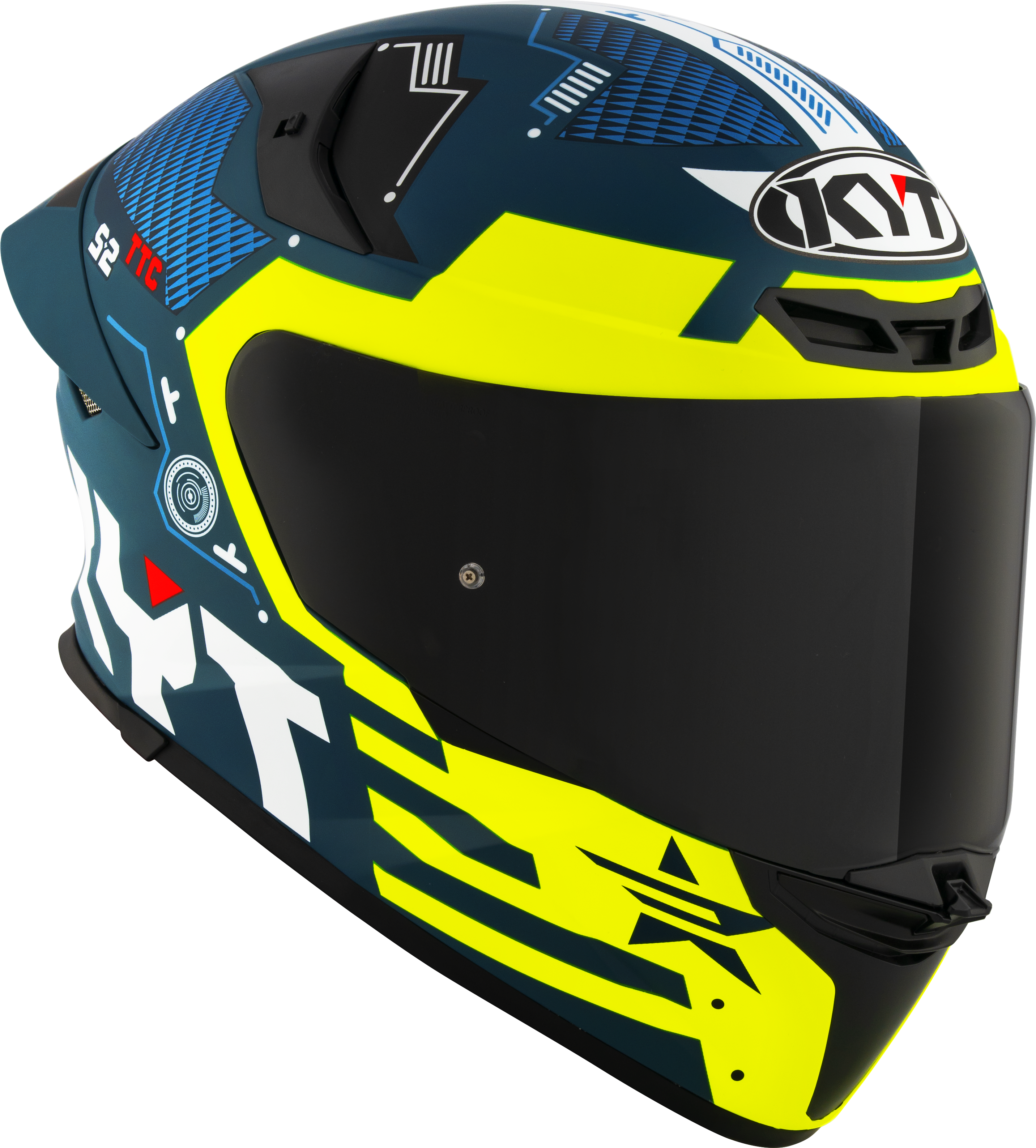 Kyt TT-Revo Helm Fuselage Giallo Matt Y6TR0021