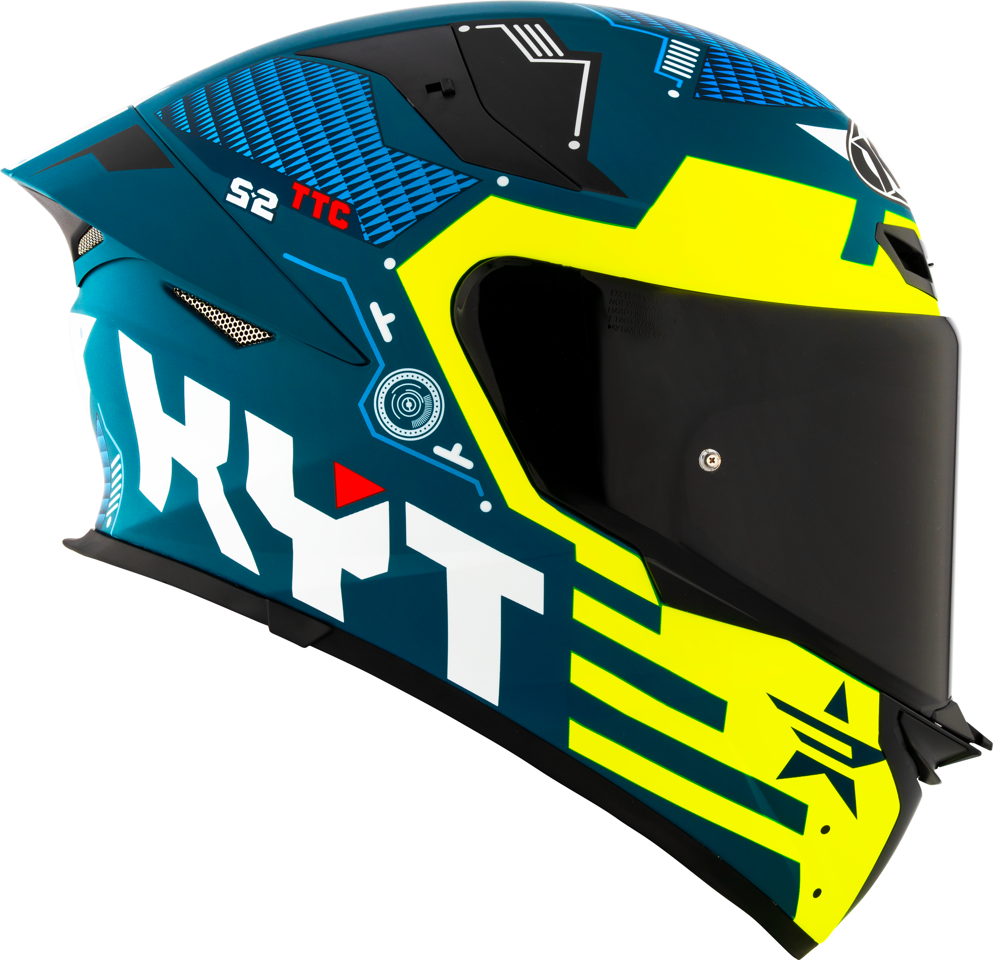 Kyt TT-Revo Helm Fuselage Giallo Matt Y6TR0021