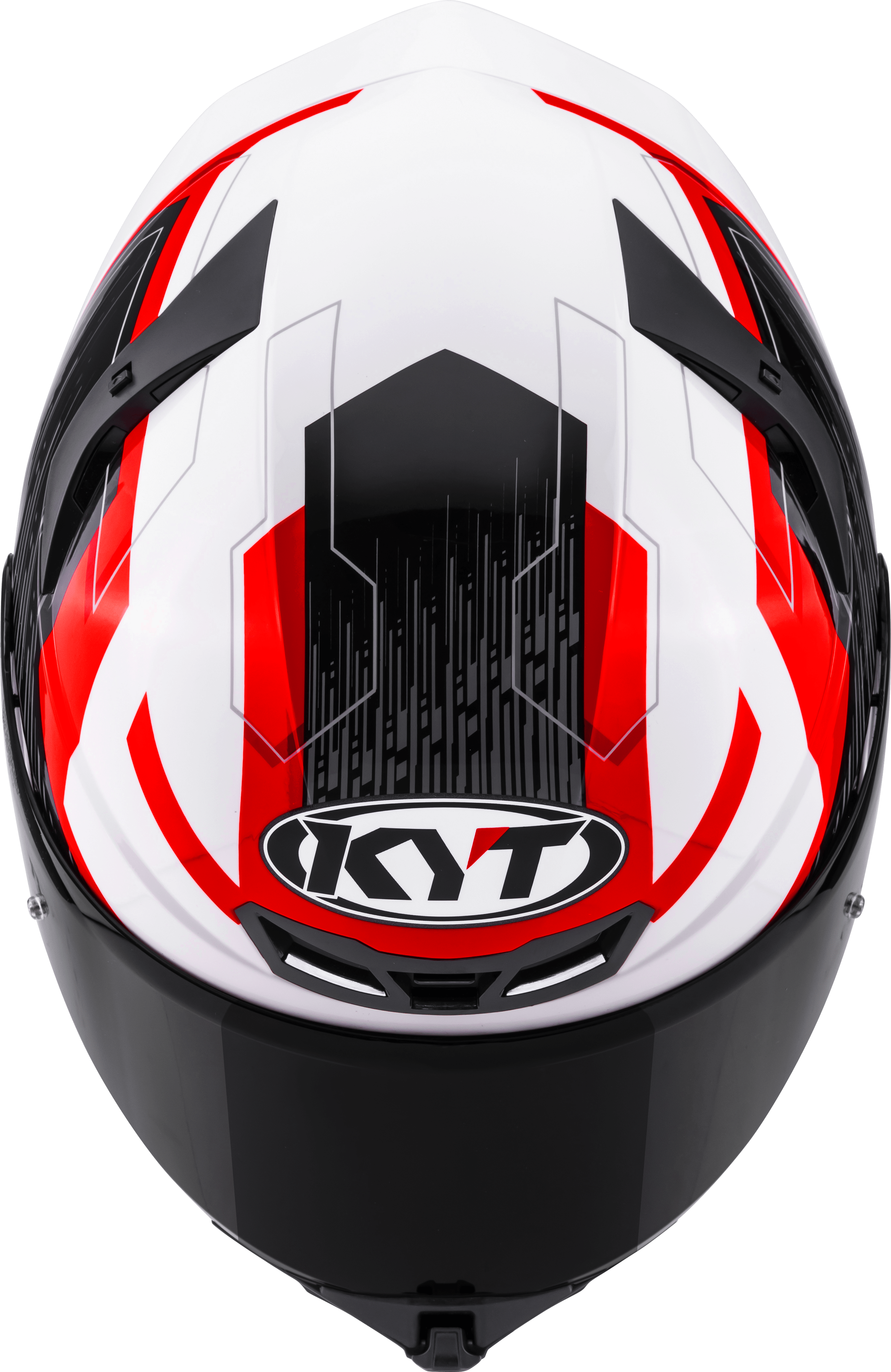 KYT TT-Revo Casco Speeding Bianco / Rosso Y6TR0051 