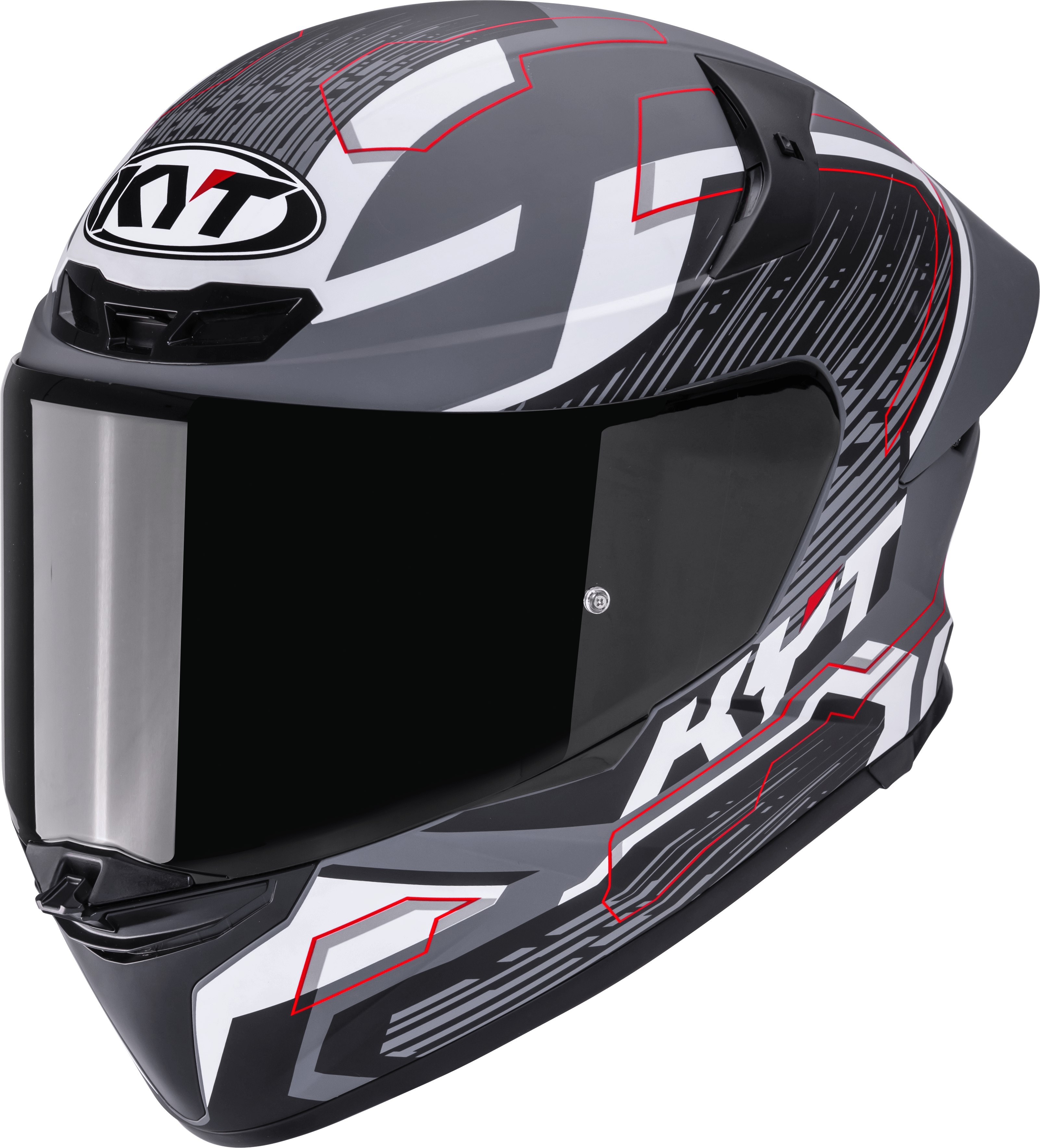 KYT TT-Revo Casco Speeding Matt Grigio Y6TR0052 