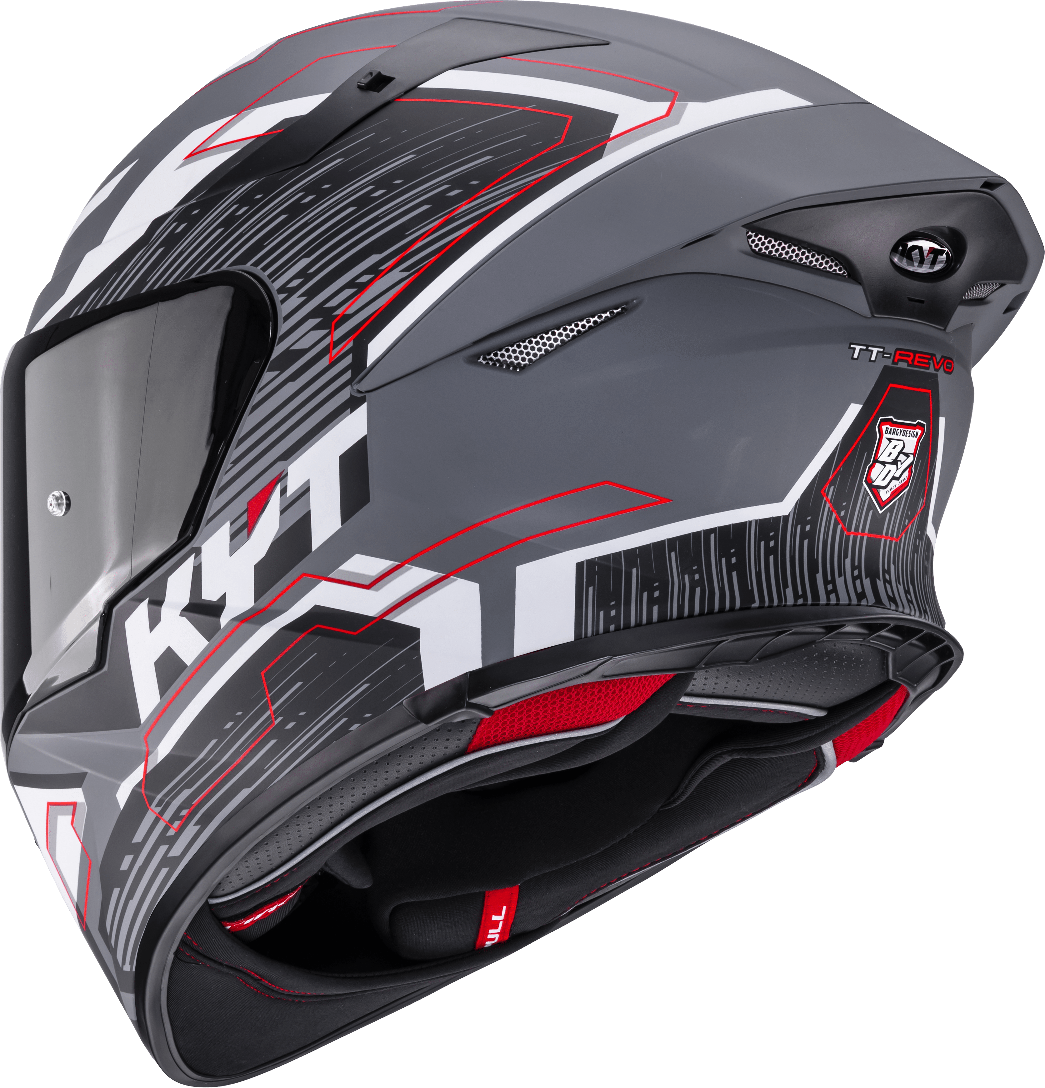 KYT TT-Revo Casco Speeding Matt Grigio Y6TR0052 