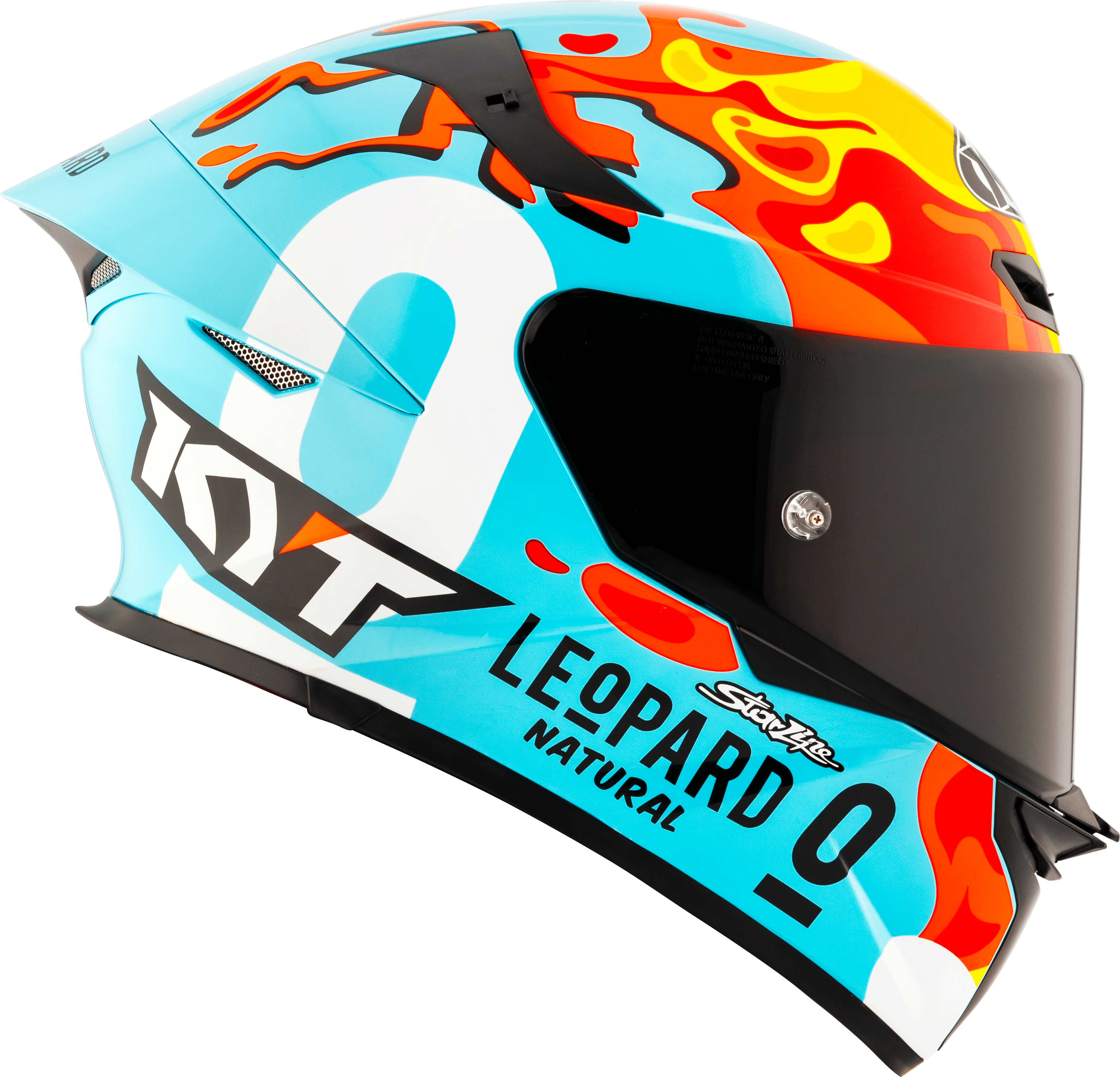 KYT TT-Revo Casco Replica Leopard Aragon Y6TR0054 