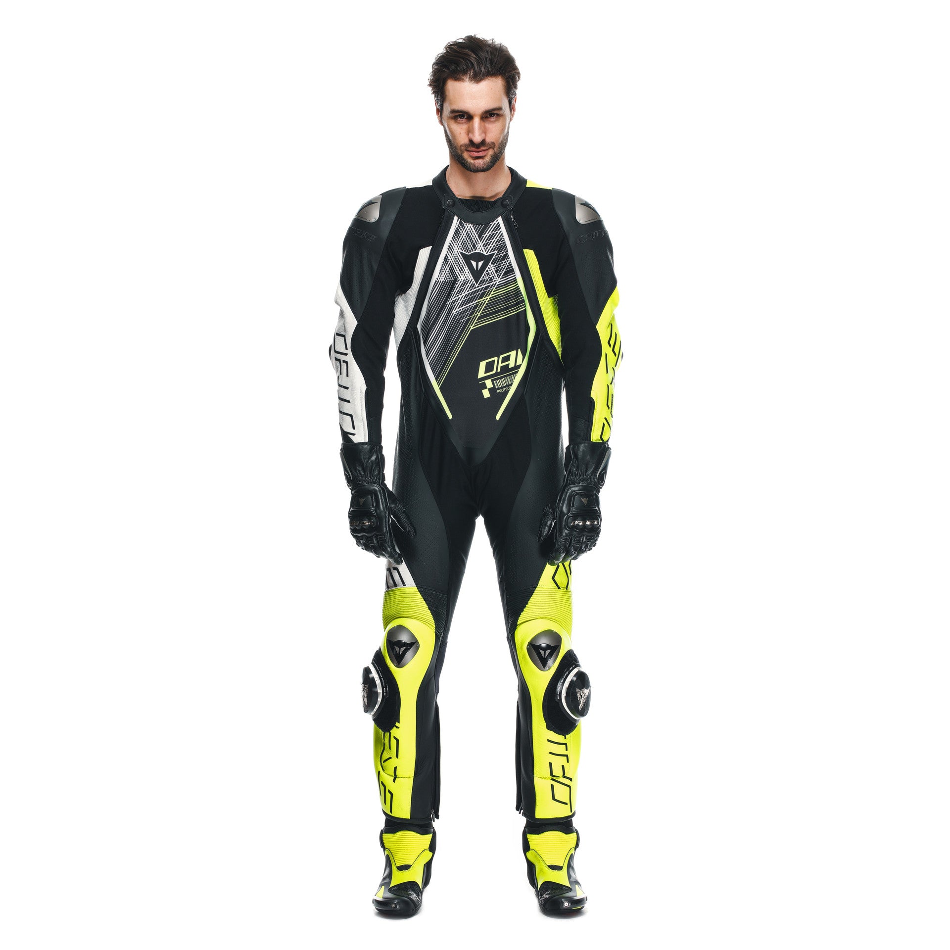 Audax D-ZIP DAINESE D-ZIP MOTURA COMBINAZIONE COMBINAZIONE COMBINAZIONE COMBINAZIONE | Uomini | Giallo nero/neon