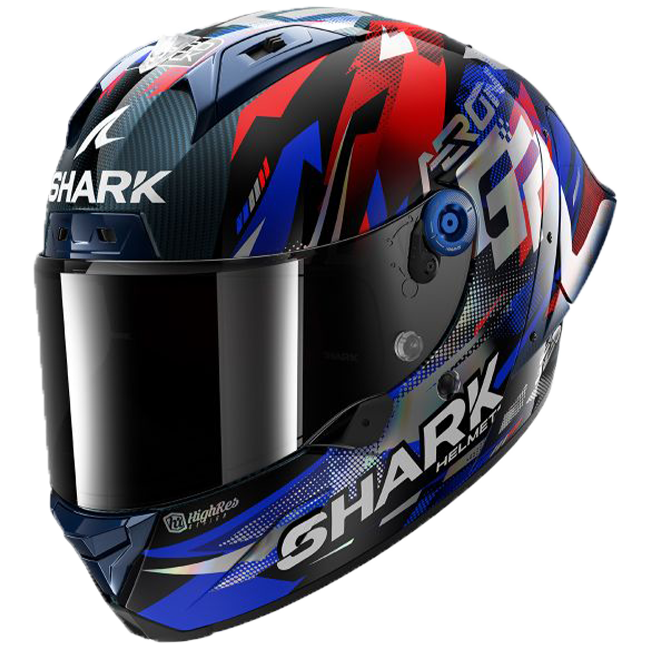 Shark Aeron GP Casco FIM 1 Racing Replica di Johann Zarco Vittoria 2025 