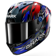 Casco Shark Aeron Johann Zarco Replica GP di Francia – Carbonio Blu Cromo 