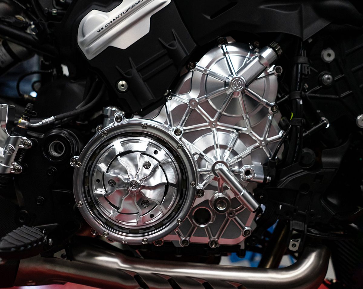 Carter motore in alluminio destro con viti in titanio Motocorse Ducati Panigale V4/S (2025) 