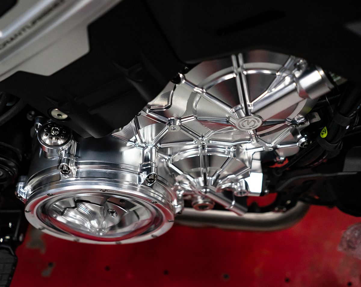 Carter motore in alluminio destro con viti in titanio Motocorse Ducati Panigale V4/S (2025) 