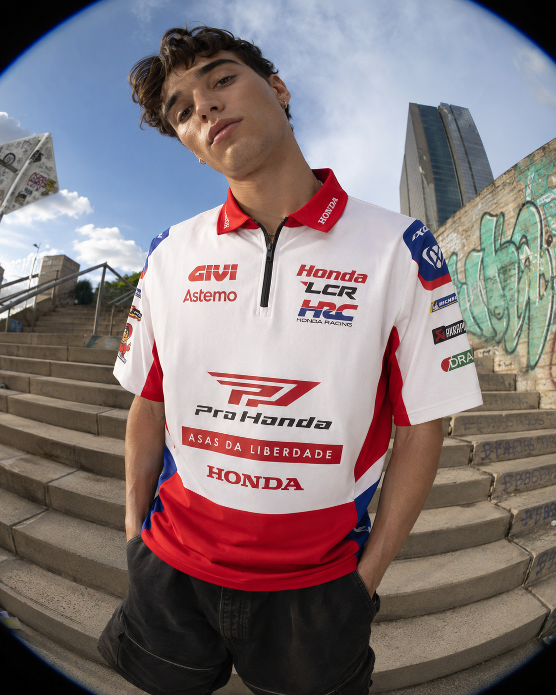 Maglietta polo replica del team LCR Honda Racing 2026 IXON 