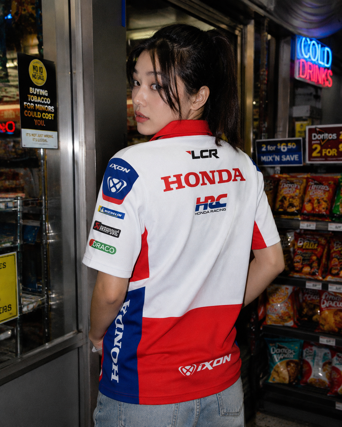 Maglietta polo replica del team LCR Honda Racing 2026 IXON 
