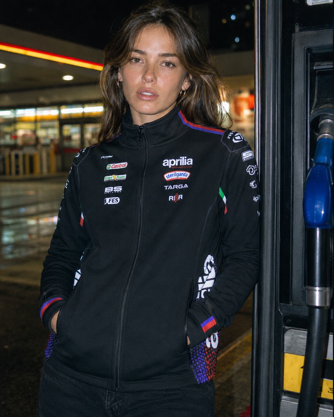 Aprilia Racing Team Zip felpa con zip Replica 2026 uomo IXON 