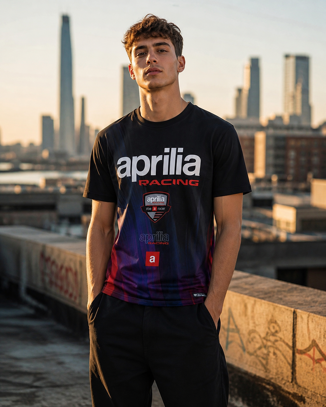 Aprilia BeARacer T-Shirt 2026 uomo IXON 104101180 