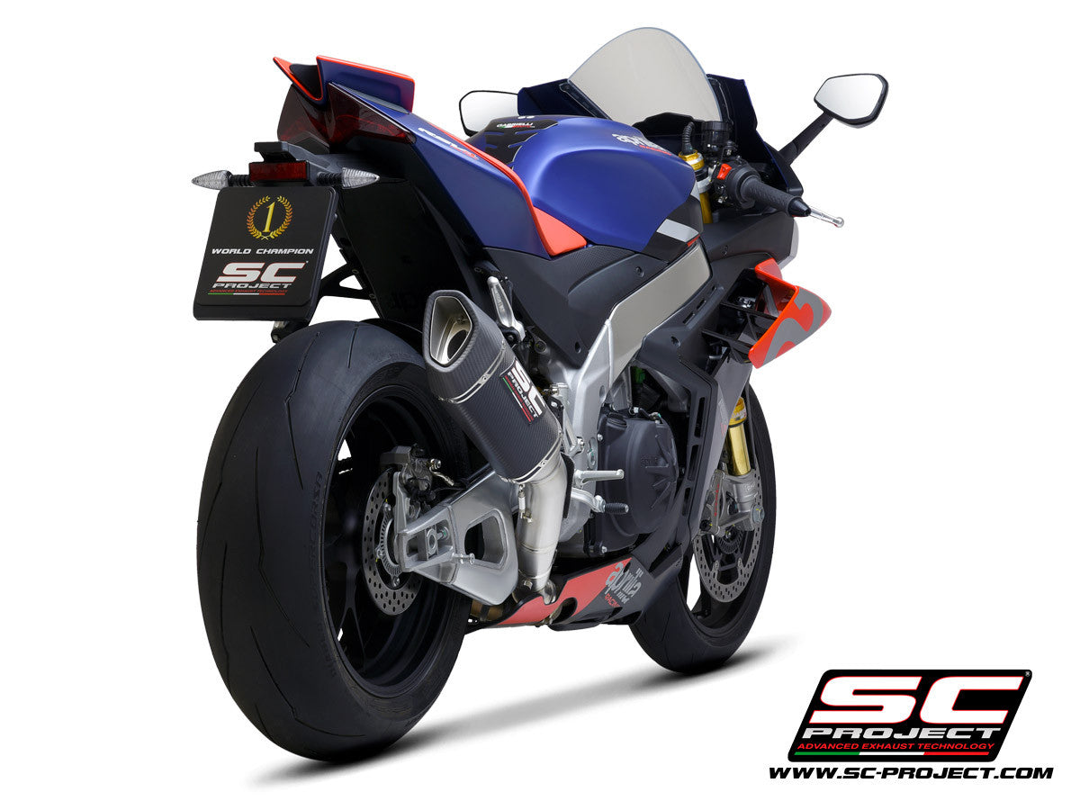 SC-project slip-on SC1-R (250mm) Aprilia RSV4 1100 Factory (21-25) A27A-VT90