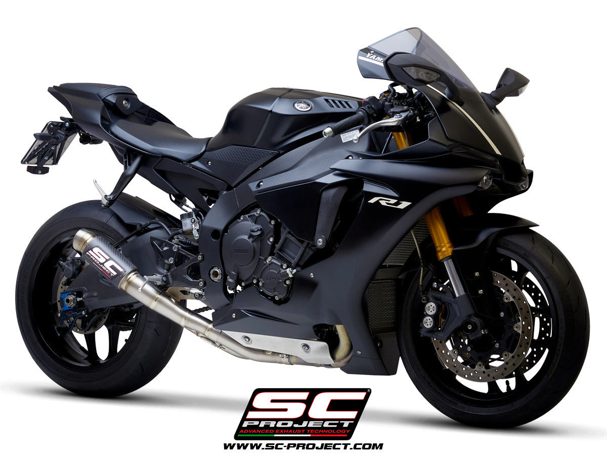 SC-project slip-on gp70-r + tubo di sostituzione del gatto yamaha yzf-r1/m rn49 (17-19) Y11b-det70