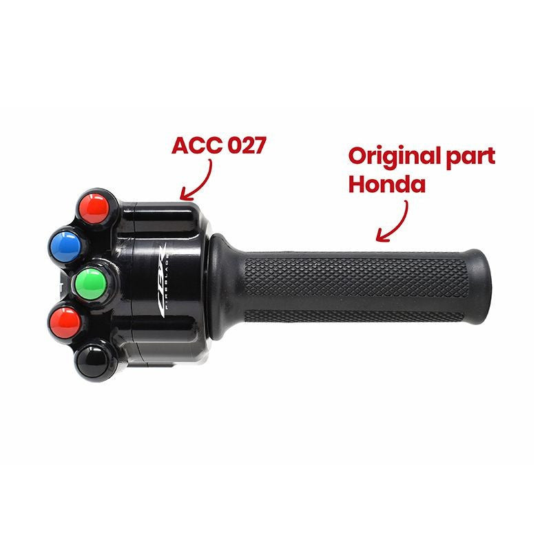 Carter manopola gas con interruttore sul manubrio JetPrime Honda CBR 1000 RR-R SC82 (20-26) JP ACC 027 