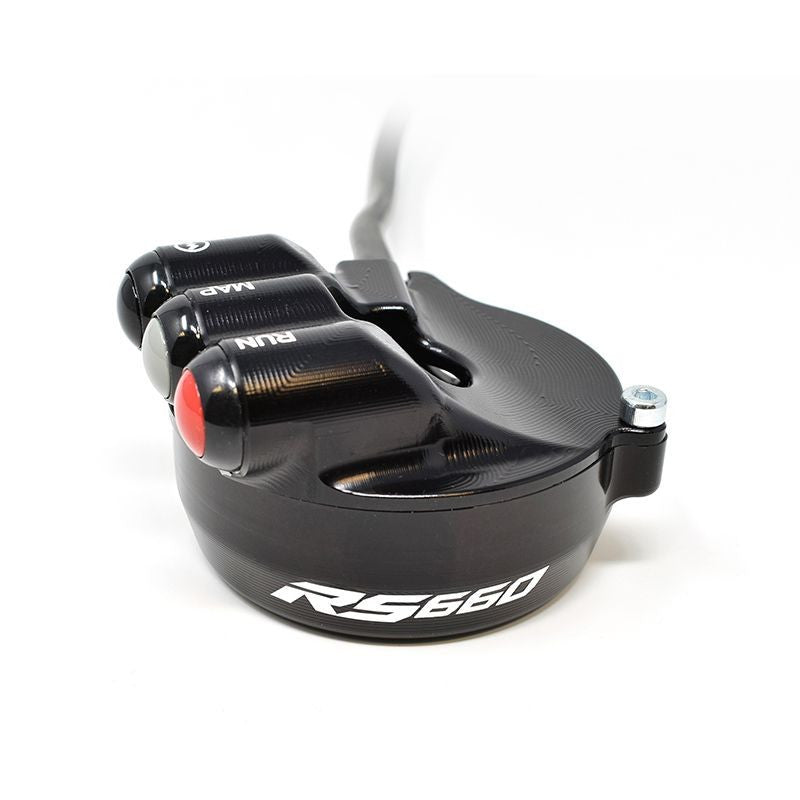 Ganascia della manopola del gas con interruttore sul manubrio integrato JetPrime Aprilia RS 660 (20-24) JP ACC 660 