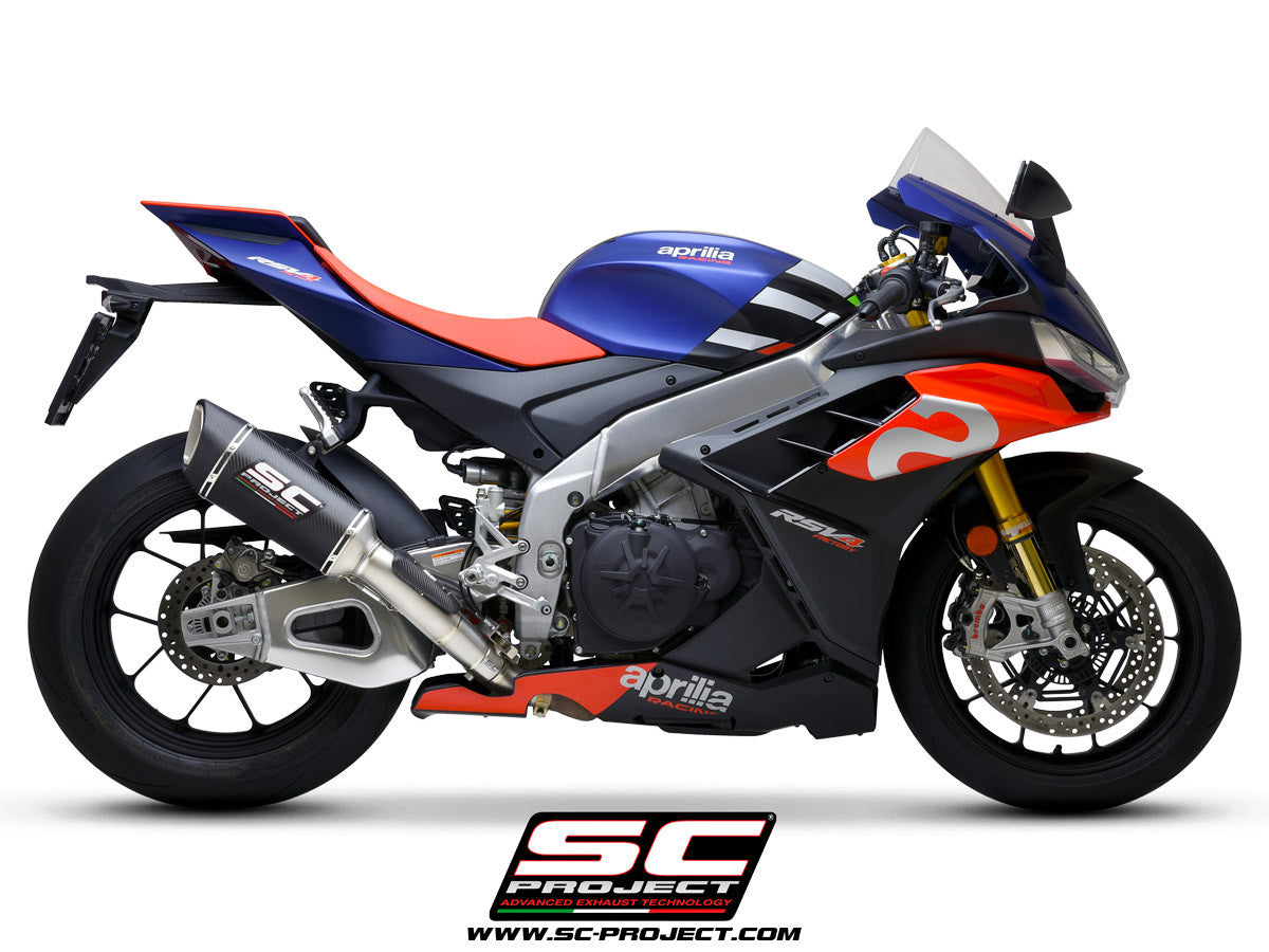 SC-project slip-on SC1-R (250mm) Aprilia RSV4 1100 Factory (21-25) A27A-VT90