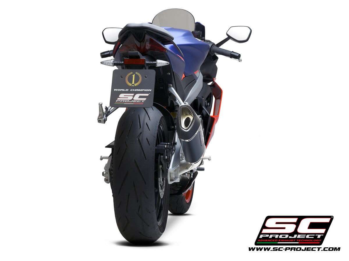 SC-project Acciaio inossidabile Sistema completo 2-1 SC1-R Aprilia Rs 660 (20-25) A23A-AC90
