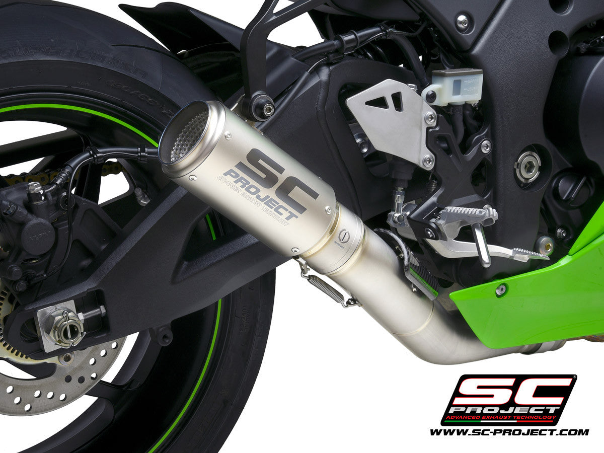 SC-project slip-on CR-T + Kawsap Pipe Kawasaki ZX-10 R/RR (21-25) K38A-DET36