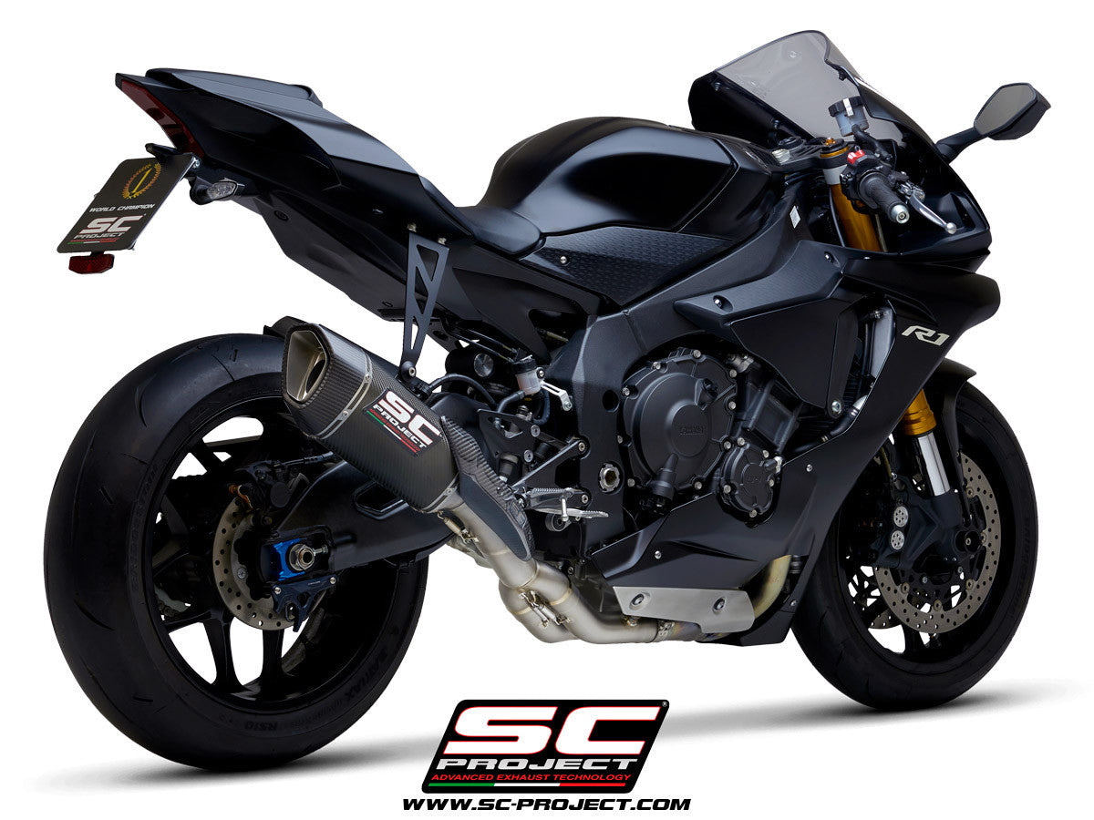 SC-project Slip-on SC1-R + CAT Sostituzione tubo Yamaha YZF-R1/M RN32 (15-16)