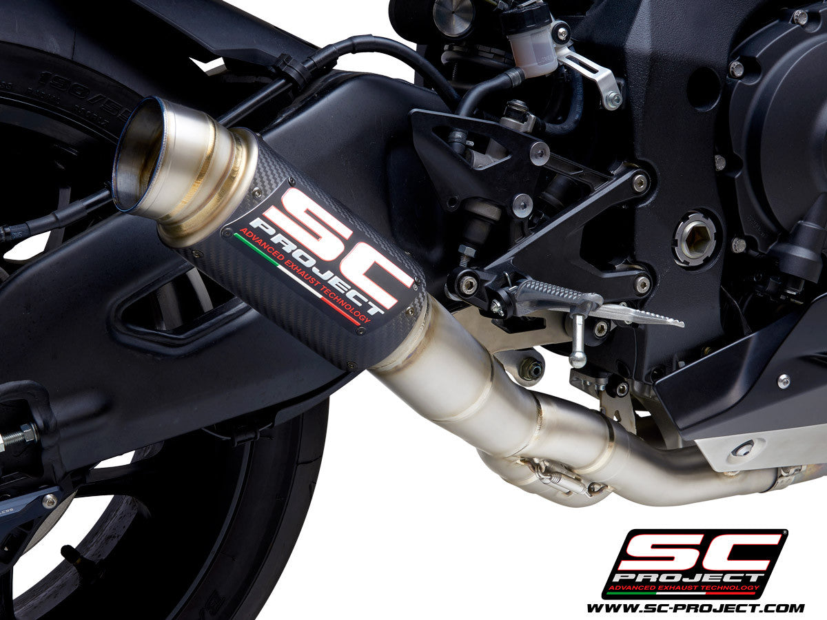 SC-project slip-on gp70-r + tubo di ricambio Cat Yamaha YZF-R1/M RN32 (15-16) Y11a-det70