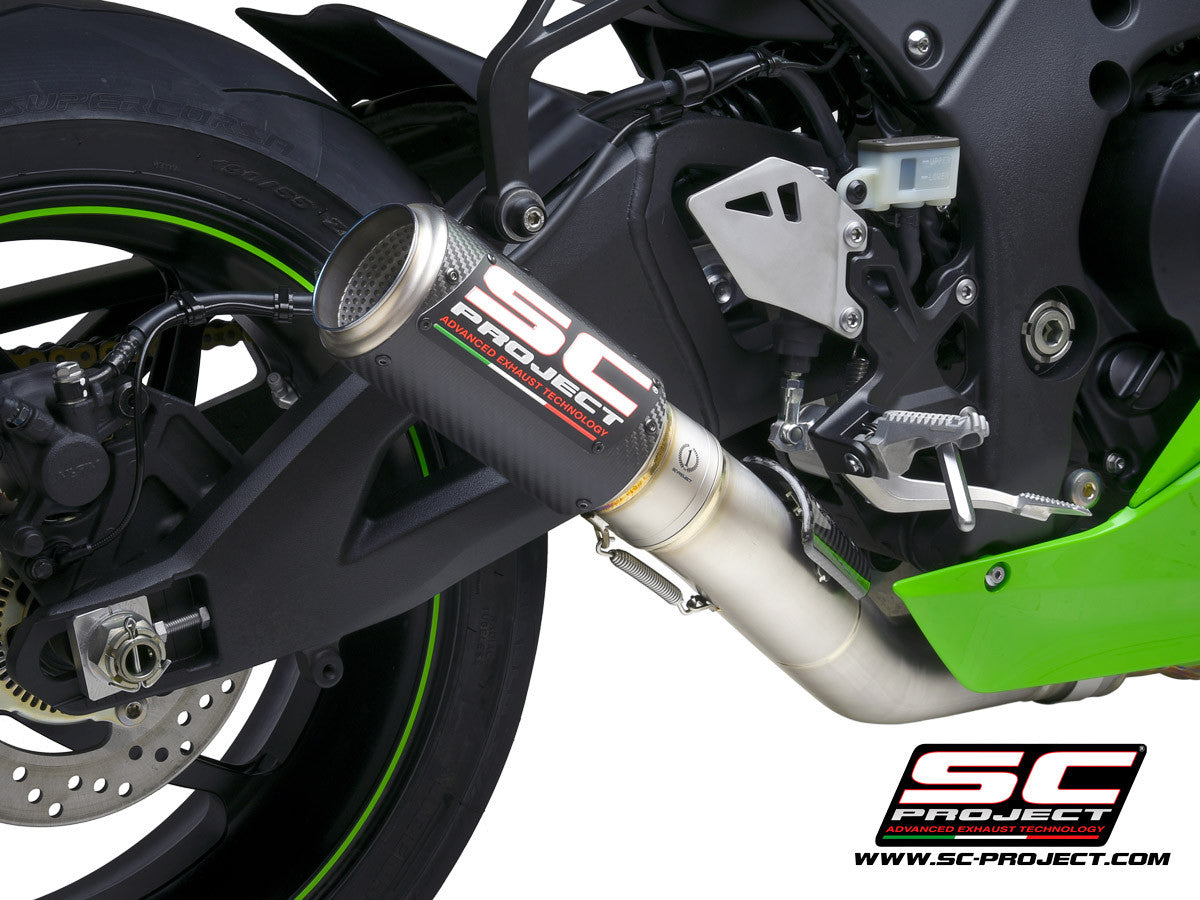 SC-project slip-on CR-T + Kawsap Pipe Kawasaki ZX-10 R/RR (21-25) K38A-DET36