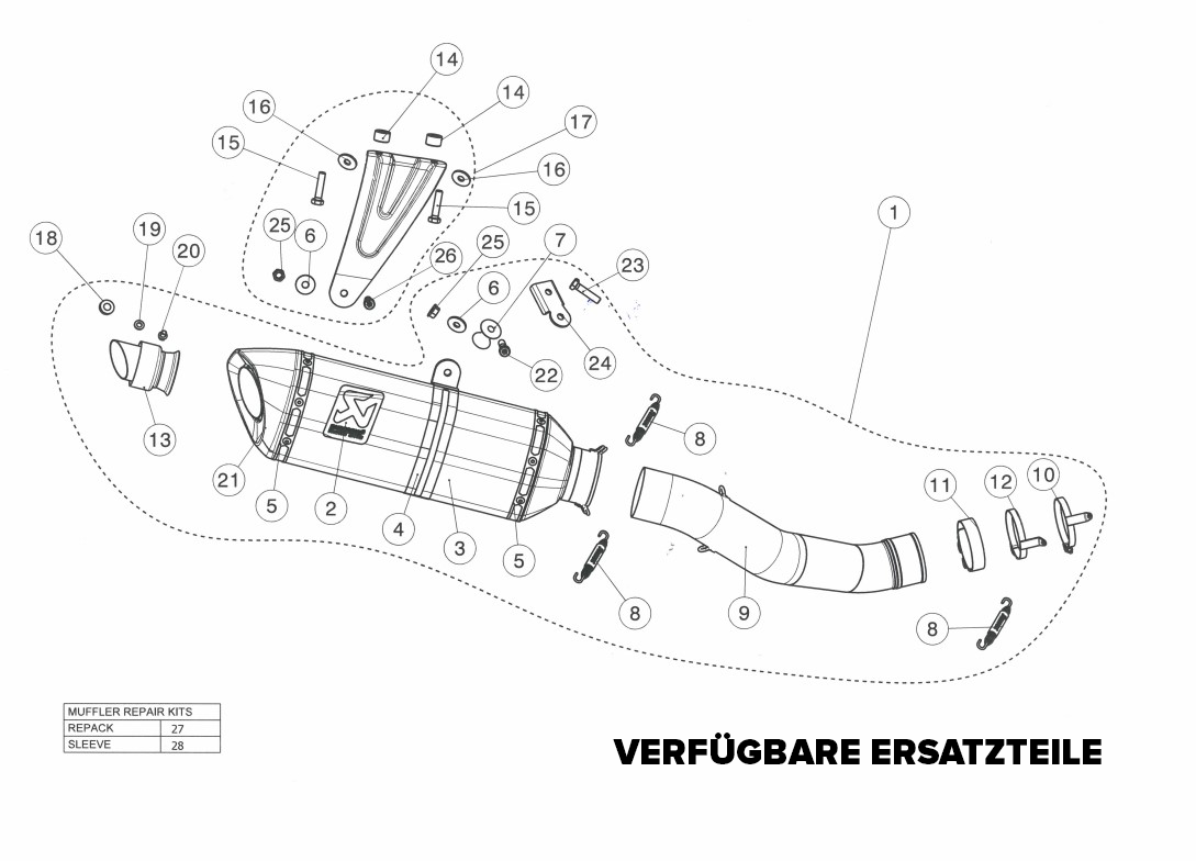 Akrapovic Slip-On Line (Carbonio) Aprilia RSV4/1100 Factory/RF/RR (17-20) S-A10SO9-RC 