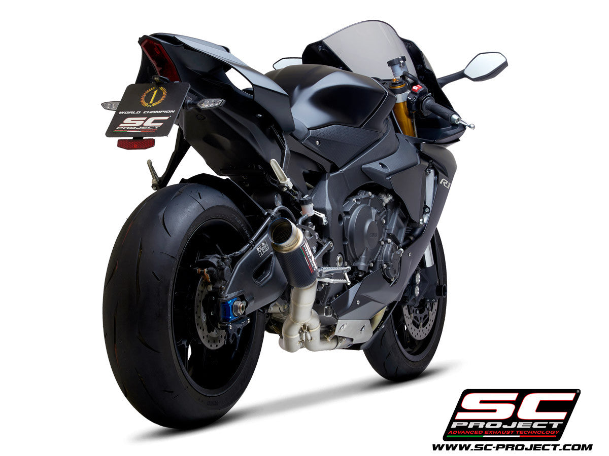 SC-project slip-on gp70-r + tubo di sostituzione del gatto yamaha yzf-r1/m rn49 (17-19) Y11b-det70